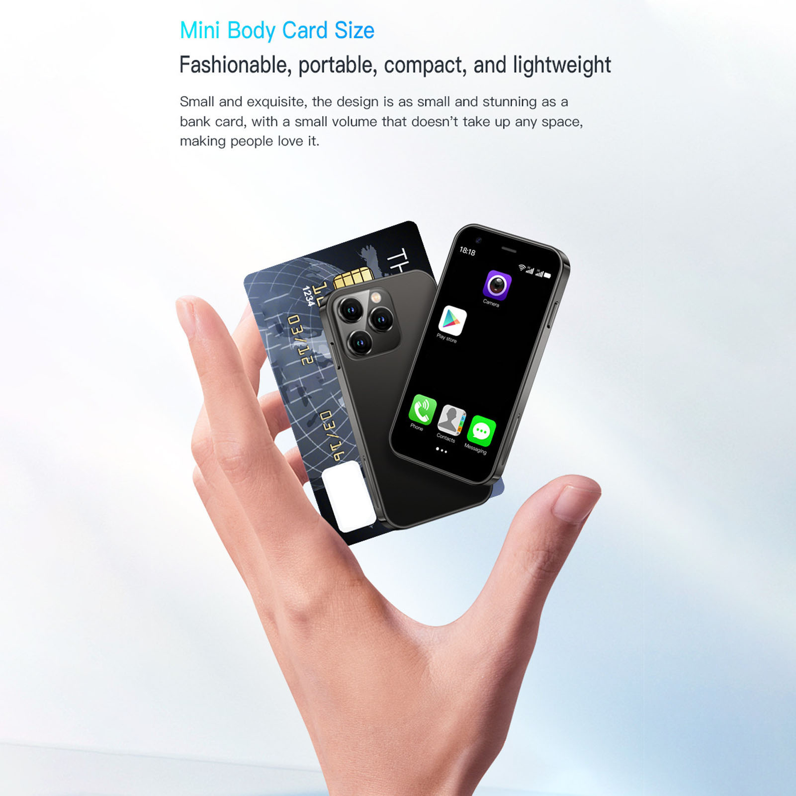 SOYES XS15 Mini 3G Smartphone 3in WiFi 2GB 16GB 3D Glass Slim HD Camera Dual GF1 - Picture 26 of 30