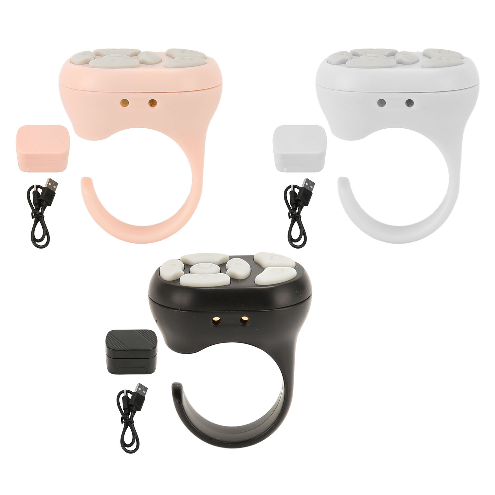 Remote Control Scrolling Ring BT 5.3 APP Page Turner Camera Shutter Remote XXL - Photo 21 sur 21