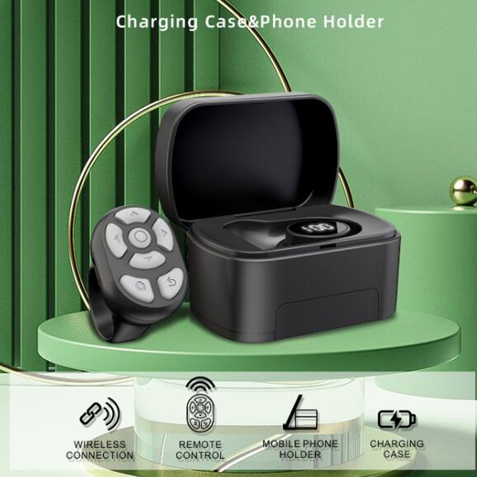 Remote Control Scrolling Ring BT 5.3 APP Page Turner Camera Shutter Remote ZZ1 - Photo 17 sur 21