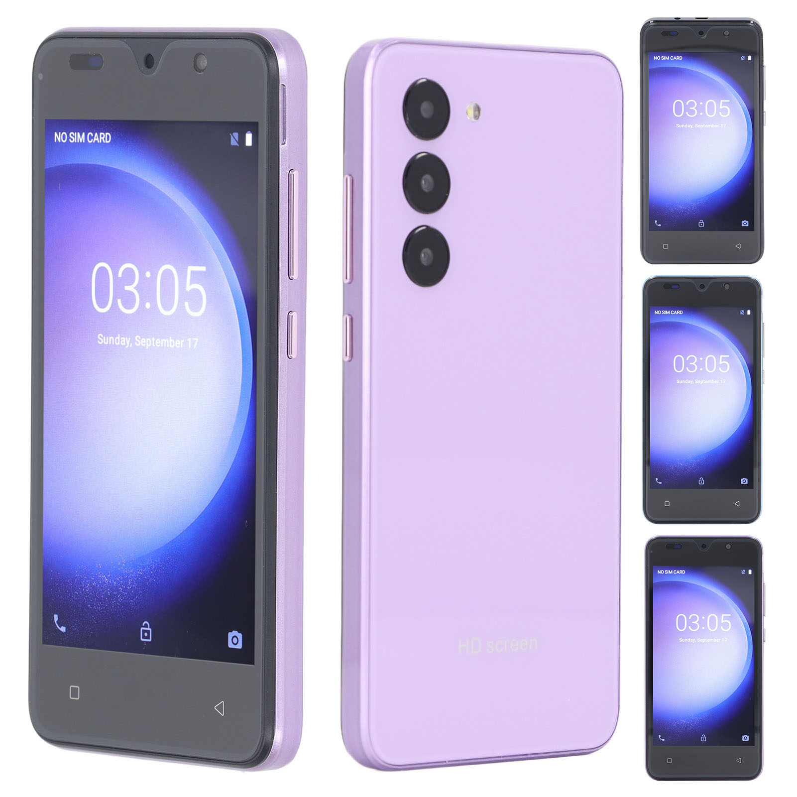 Smartphone Avec Stylet - Écran 5.0" HD, 4Go RAM, 32Go Stockage, Double Caméra 8MP - Neuf