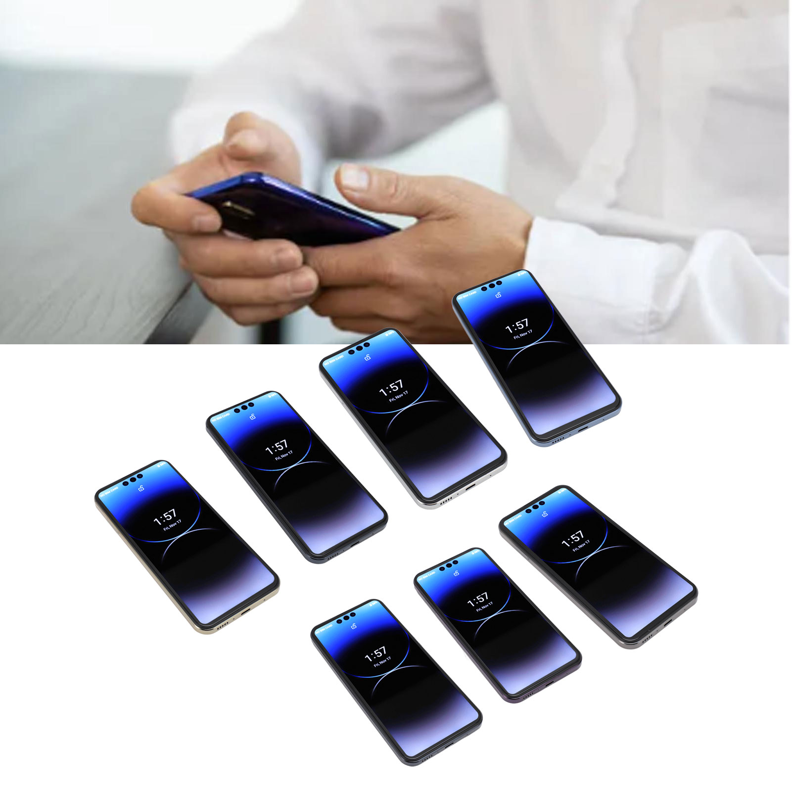 I14pro Max 6.7 In 4G Smartphone 5G Dual Band WIFI Unlocked Cell Phone With 12 CB - Bild 26 von 36