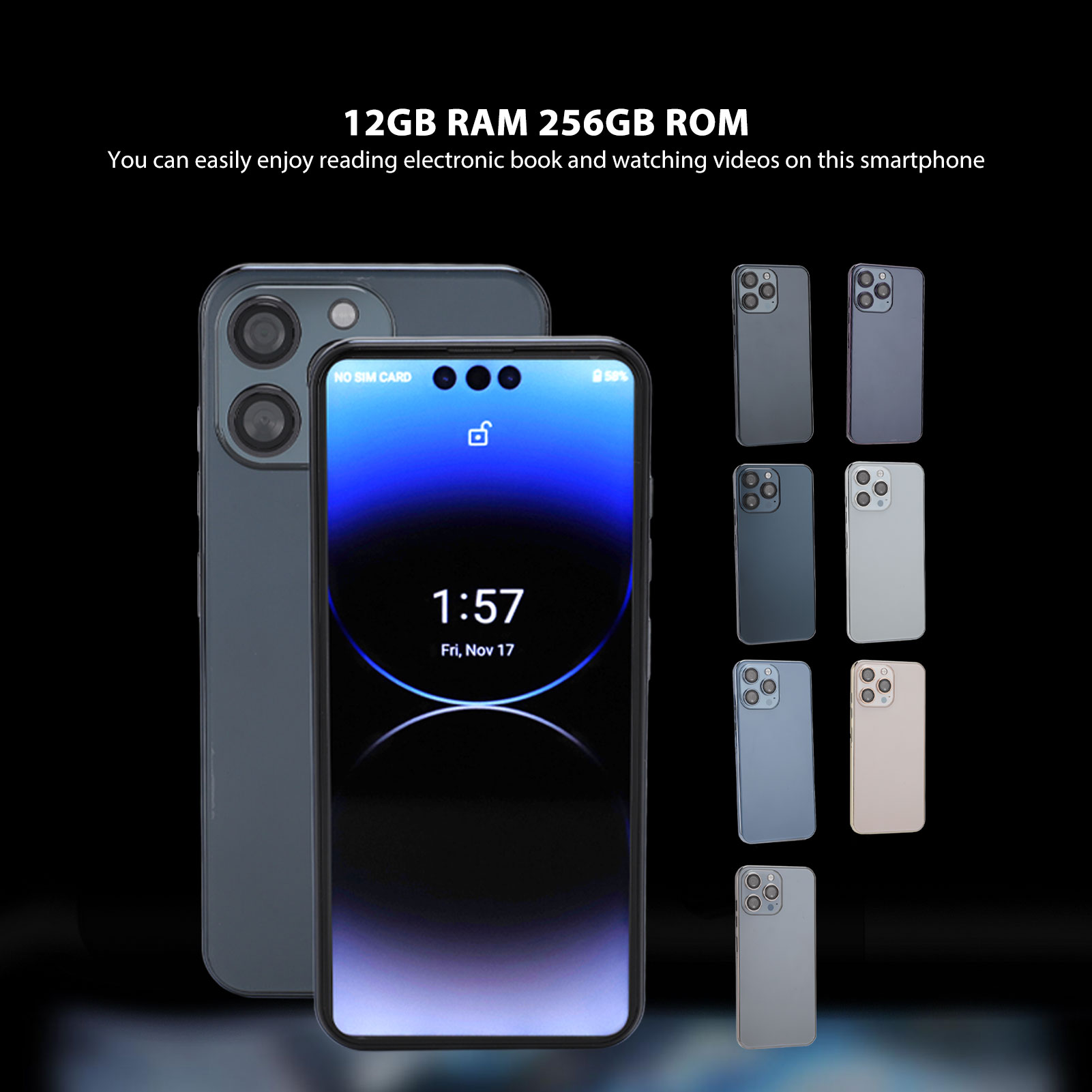 I14pro Max 6.7 In 4G Smartphone 5G Dual Band WIFI Unlocked Cell Phone With 12 CB - Bild 36 von 36