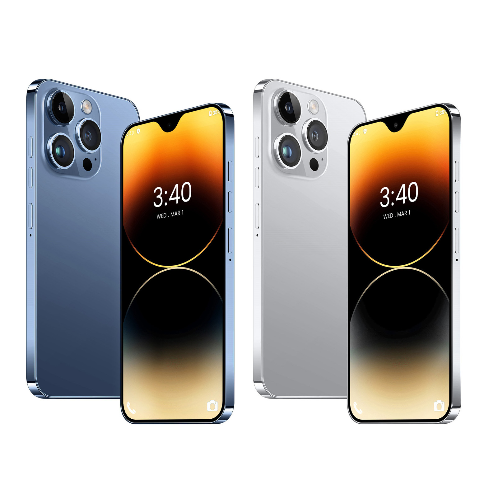 I14 PRO 4G Unlocked Smartphone 6.7in IPS HD Screen 2.4GHz 5GHz WiFi 8GB NEW - Afbeelding 19 van 21