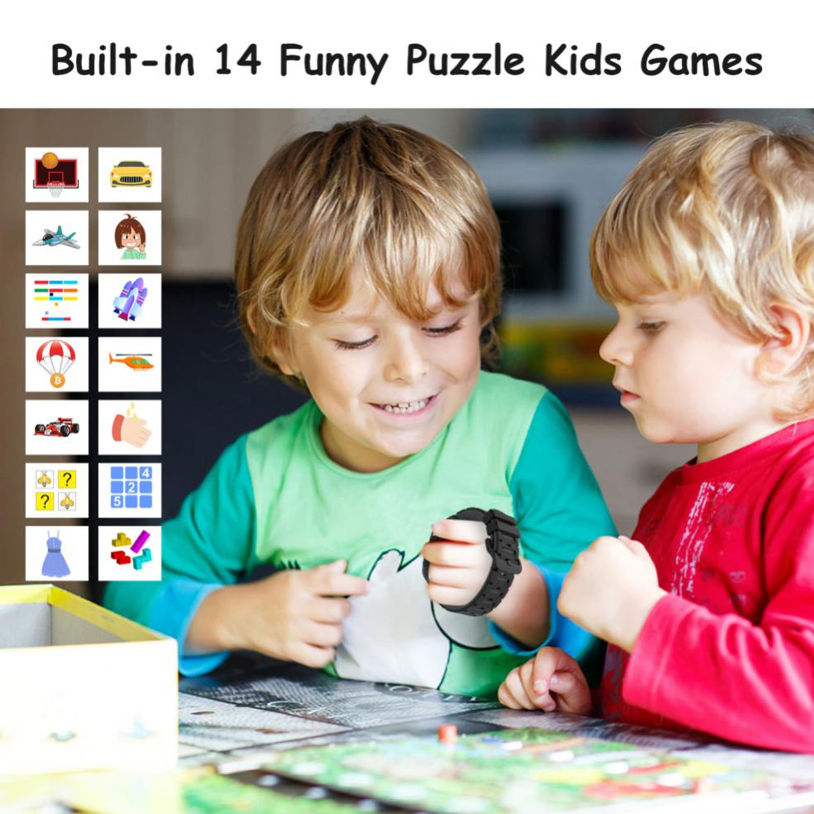 Kids 24 Games Camera Music Alarm Flashlight Video Fun Educational FY - Zdjęcie 29 z 30
