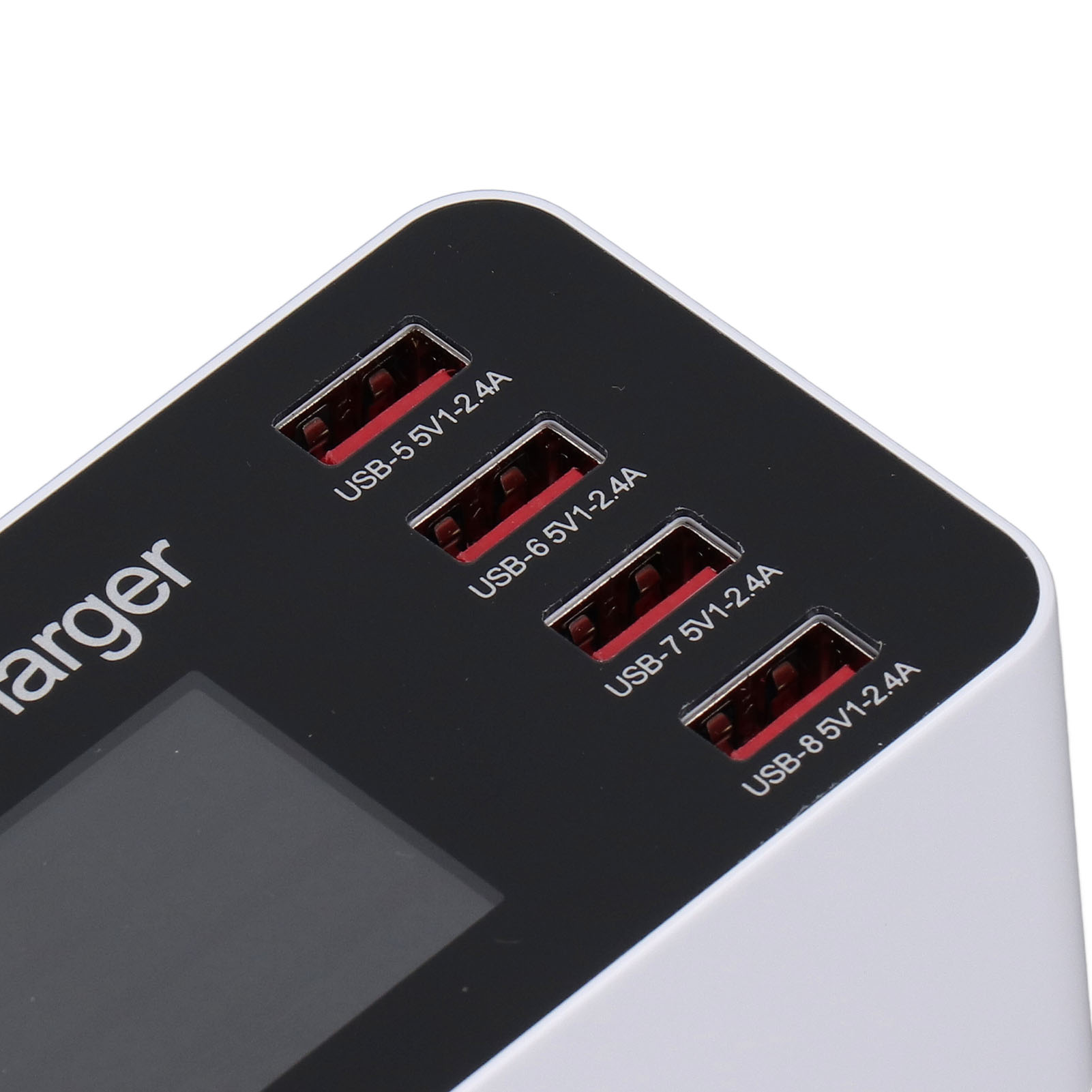 65W 8 Port USB Charging Station Multi Port USB Hub Charger LCD Display QC3.0 - Picture 28 of 36