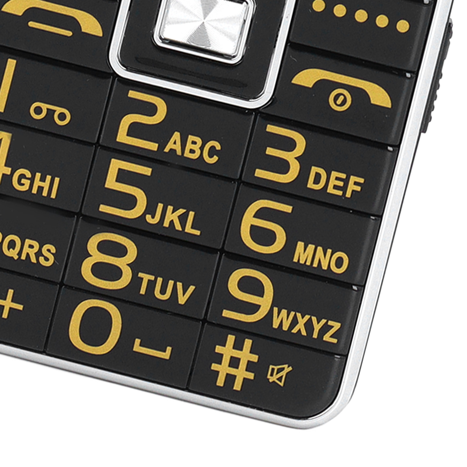 Big Button Cell Phone 2.4in Screen GSM Network 3 Card Slot Video Blutooth FM TDM