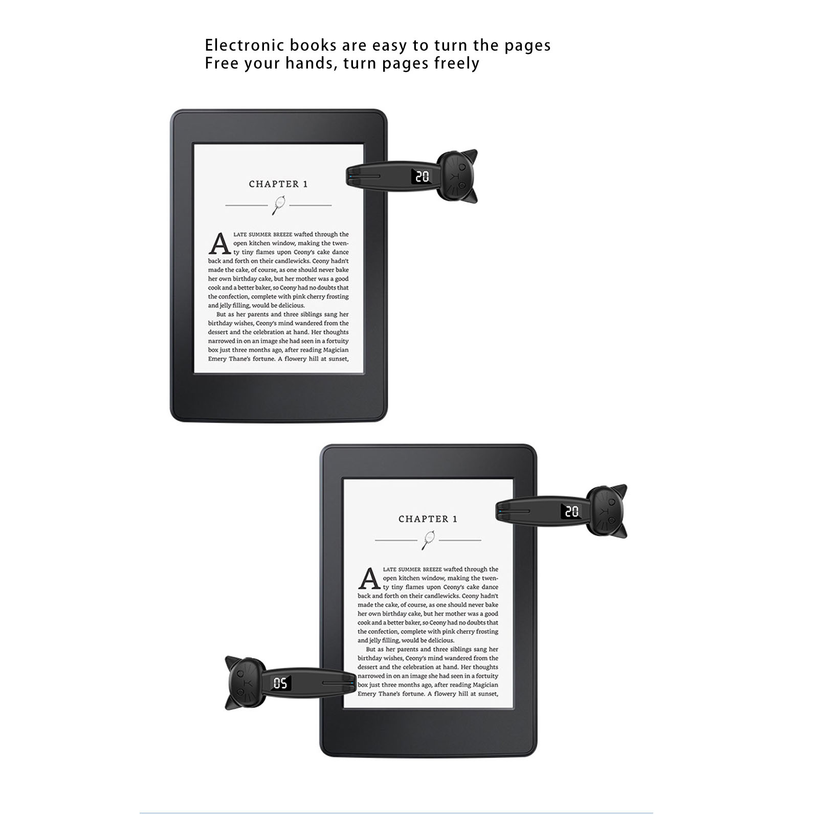 BT Remote Control Page Turner Type C Fast Charging Silent Smart Scrolling R Kit - Photo 21 sur 21