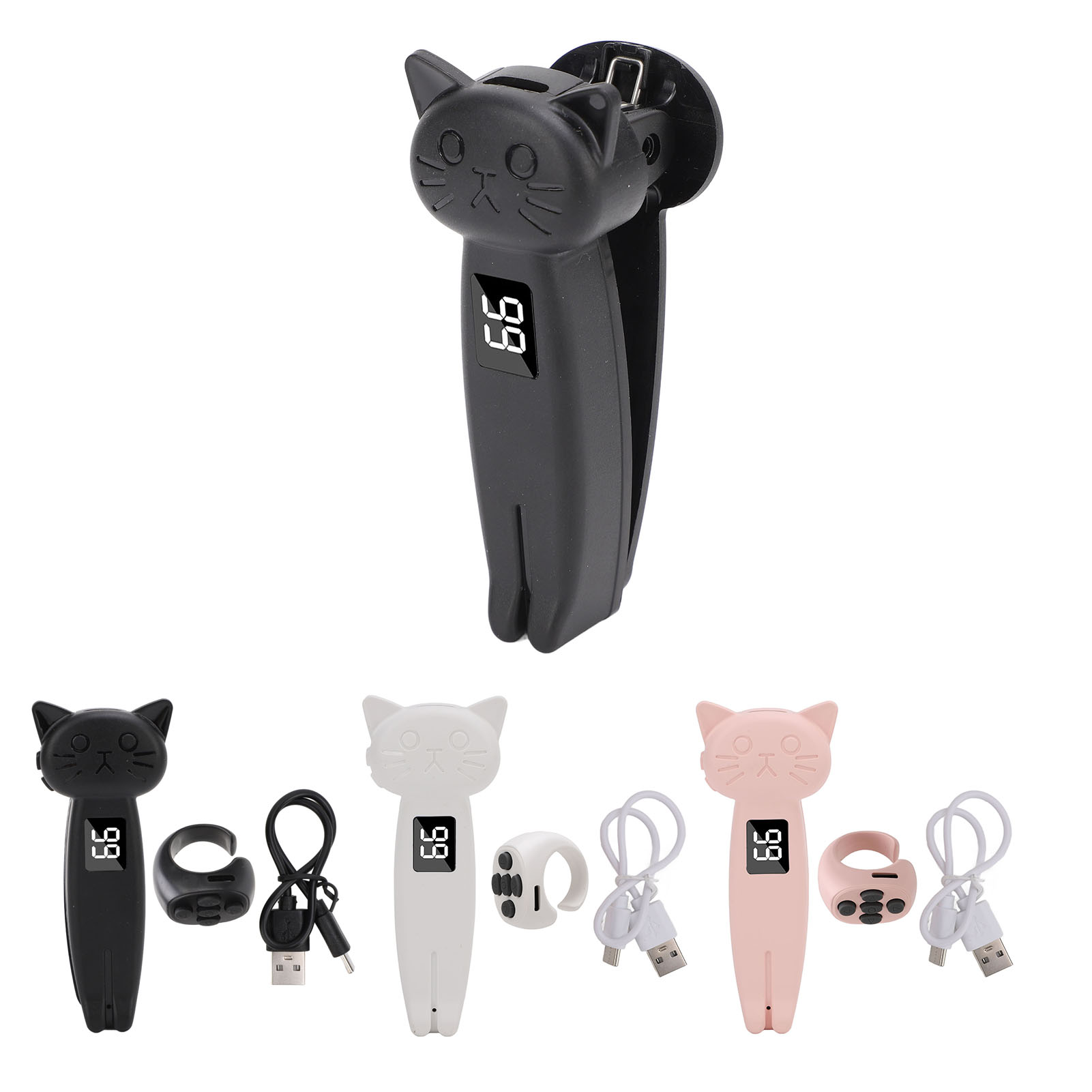 BT Remote Control Page Turner Type C Fast Charging Silent Smart Scrolling R Kit - Photo 15 sur 21