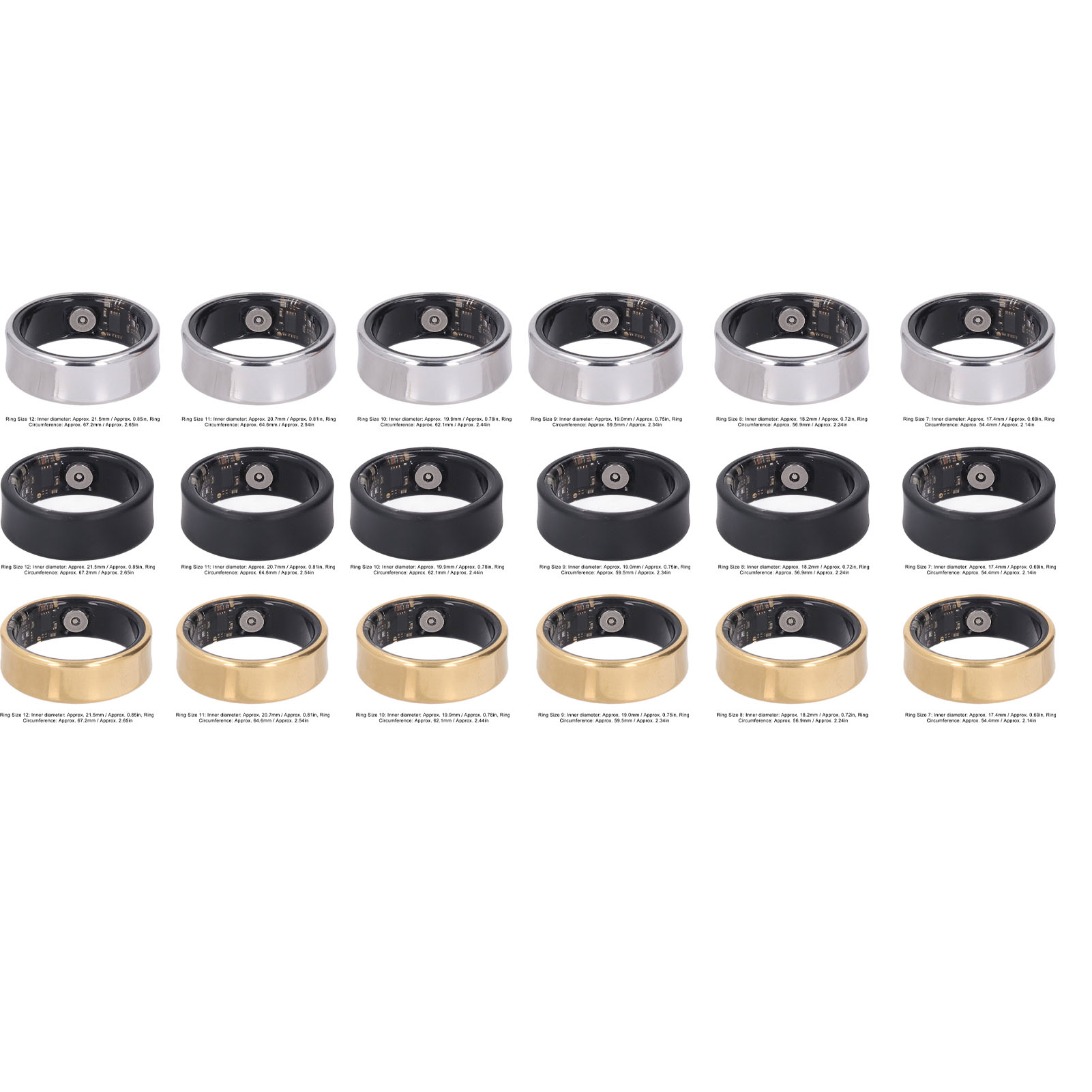 Smart Fitness Ring Alloy Photo Clicker Video Scrolling 50M Waterproo FY - Picture 37 of 76