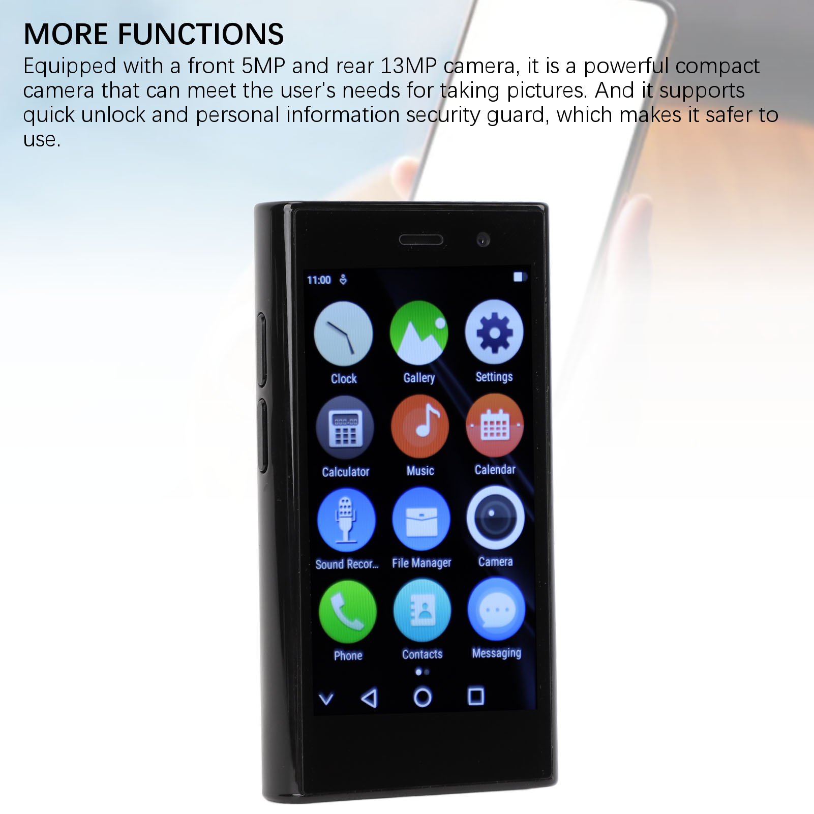 XS24Pro Small Smartphone 4G 2GB 16GB Dual SIM Dual St&by 2MP 6MP Camera 1950 New - Picture 30 of 33