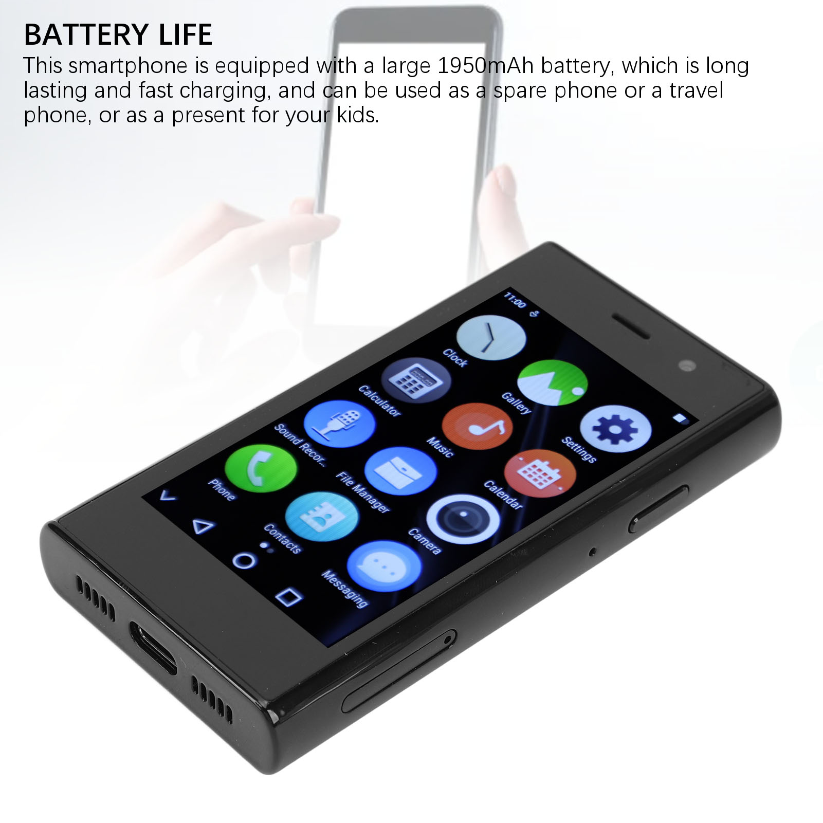 XS24Pro Small Smartphone 4G 2GB 16GB Dual SIM Dual Standby 2MP 6MP Camera 19 BEA - Picture 17 of 21
