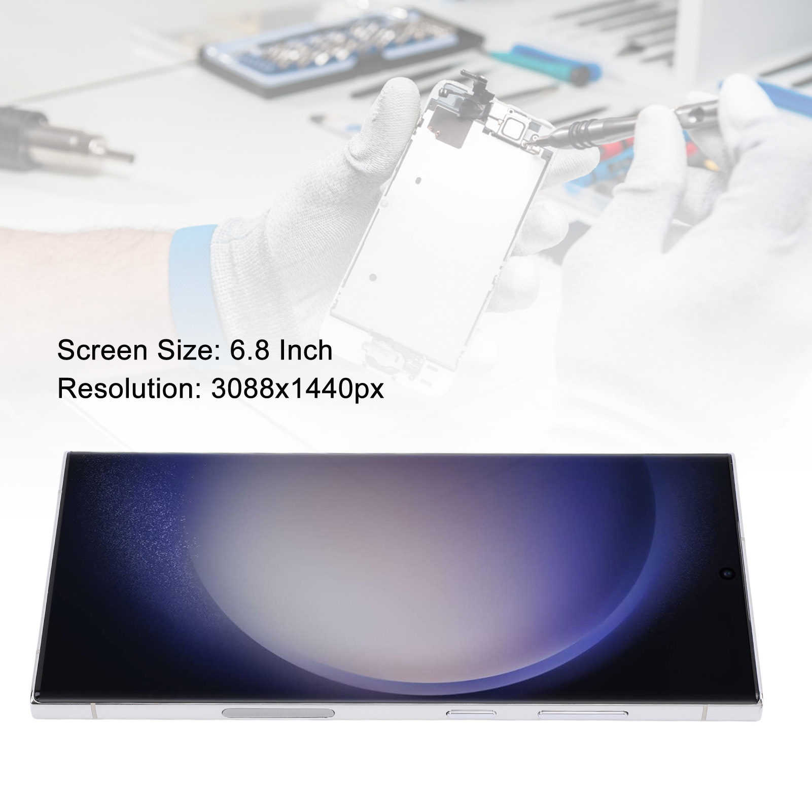 Ricambio schermo per touchscreen display 23 Ultra 5G 6,8 pollici - Foto 32 di 32