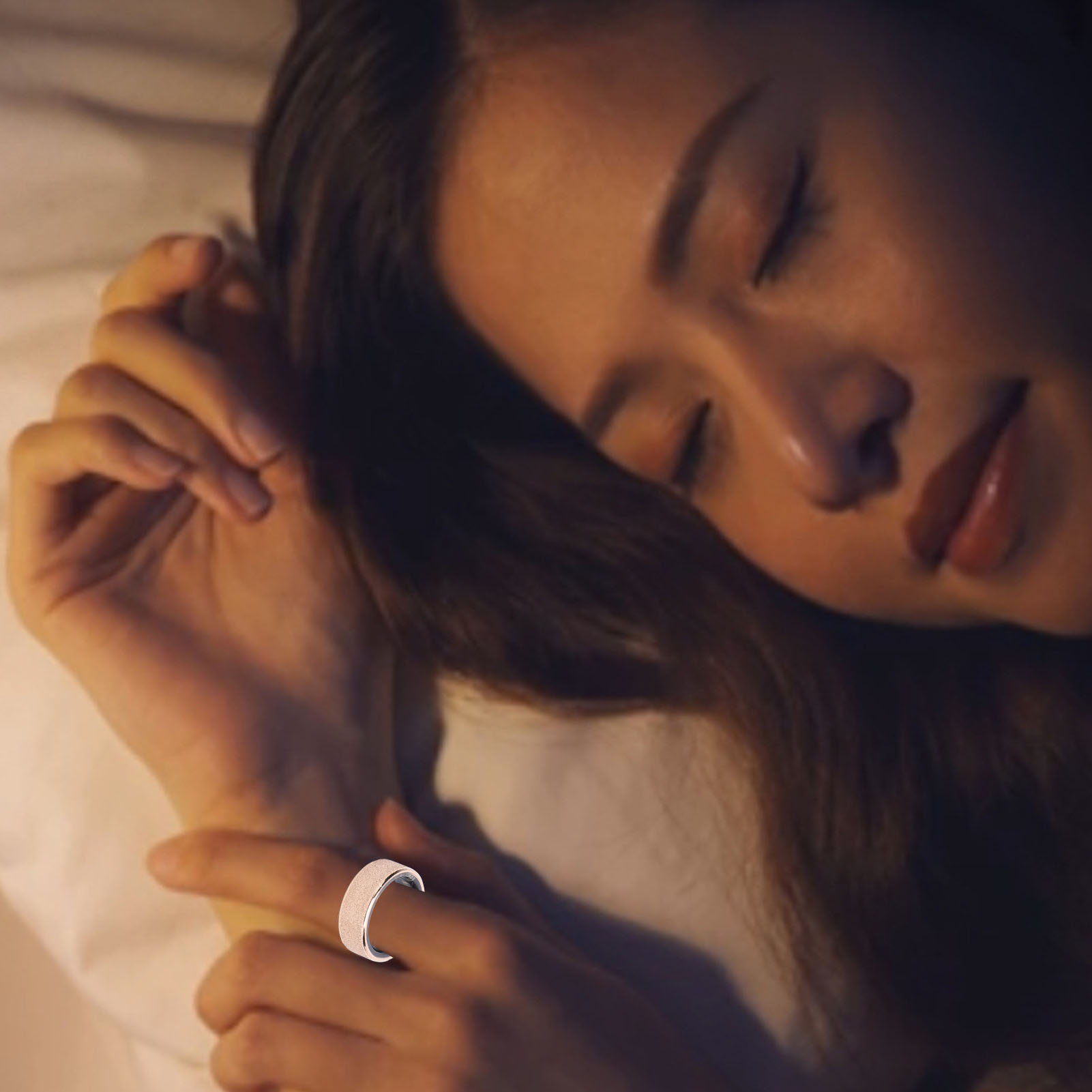 Smart Ring Resin IP68 Water Resistant Smart Ring Magnetic Fast Charging Sport FY - Zdjęcie 29 z 39