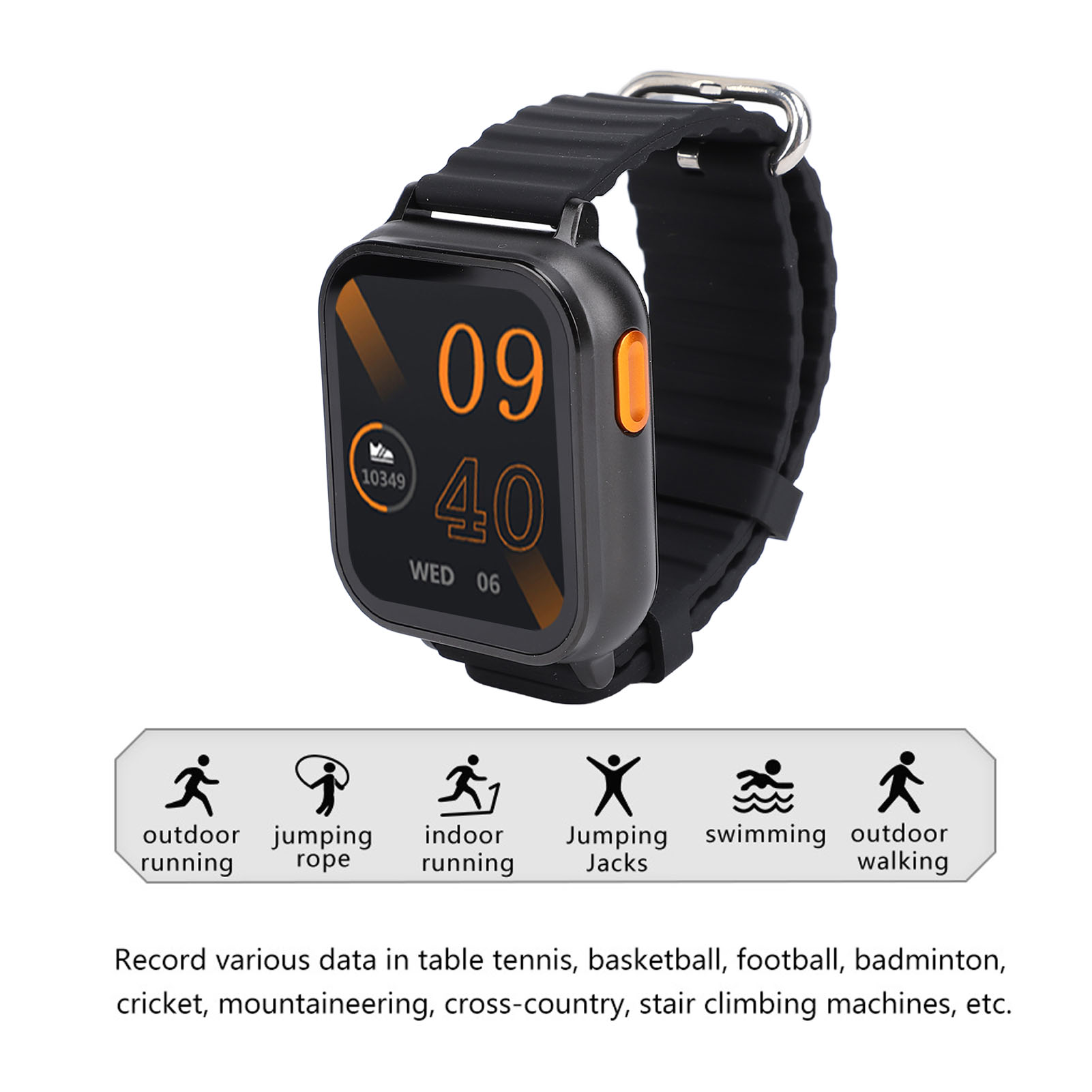 2 w 1 z wkładkami dousznymi BT NFC 1,91 cala TFT HD Ekran dotykowy Outdoor Fitn FY - Zdjęcie 26 z 30