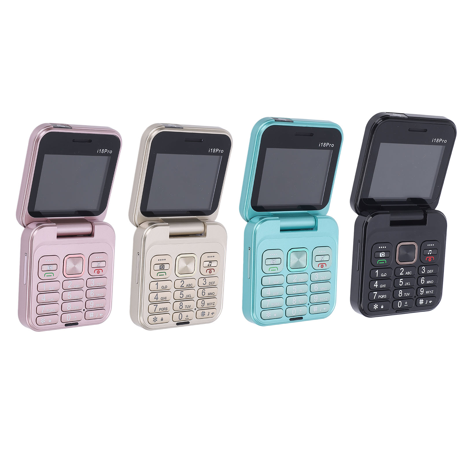 Kleines Flip Handy 32MB RAM 32MB ROM 2.4 Zoll Bildschirm Große Tasten Faltb Für - Bild 27 von 34