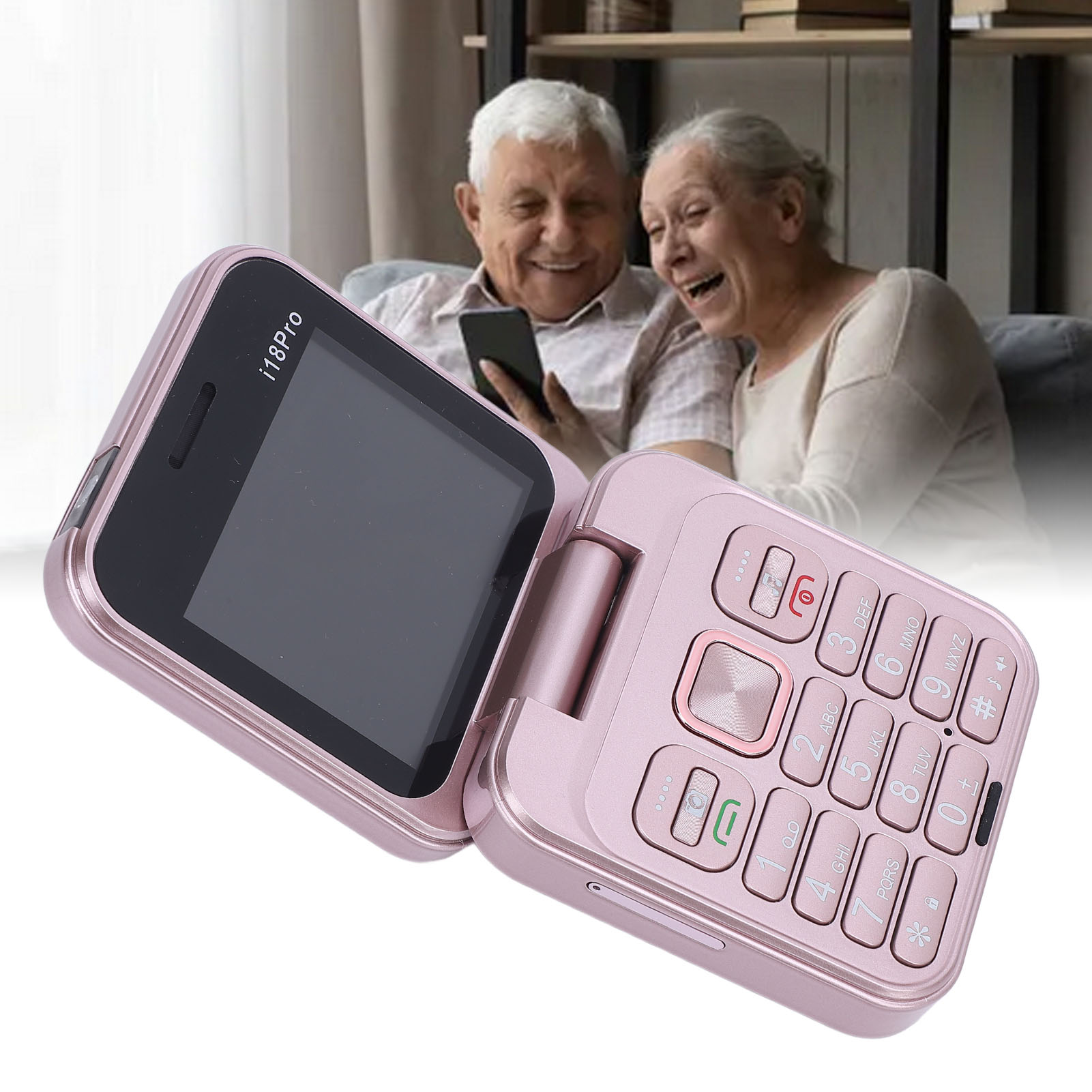 Kleines Flip Handy 32MB RAM 32MB ROM 2.4 Zoll Bildschirm Große Tasten Faltb Für - Bild 23 von 34