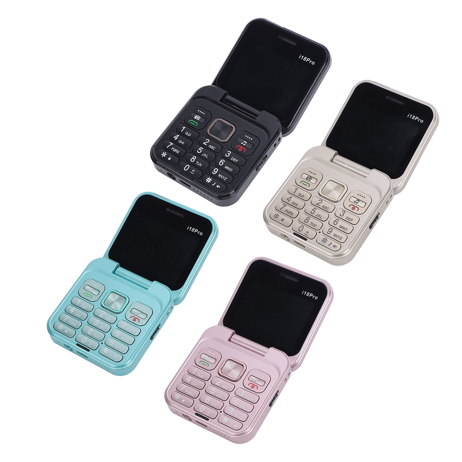 Kleines Flip Handy 32MB RAM 32MB ROM 2.4 Zoll Bildschirm Große Tasten Faltb Für - Bild 32 von 34