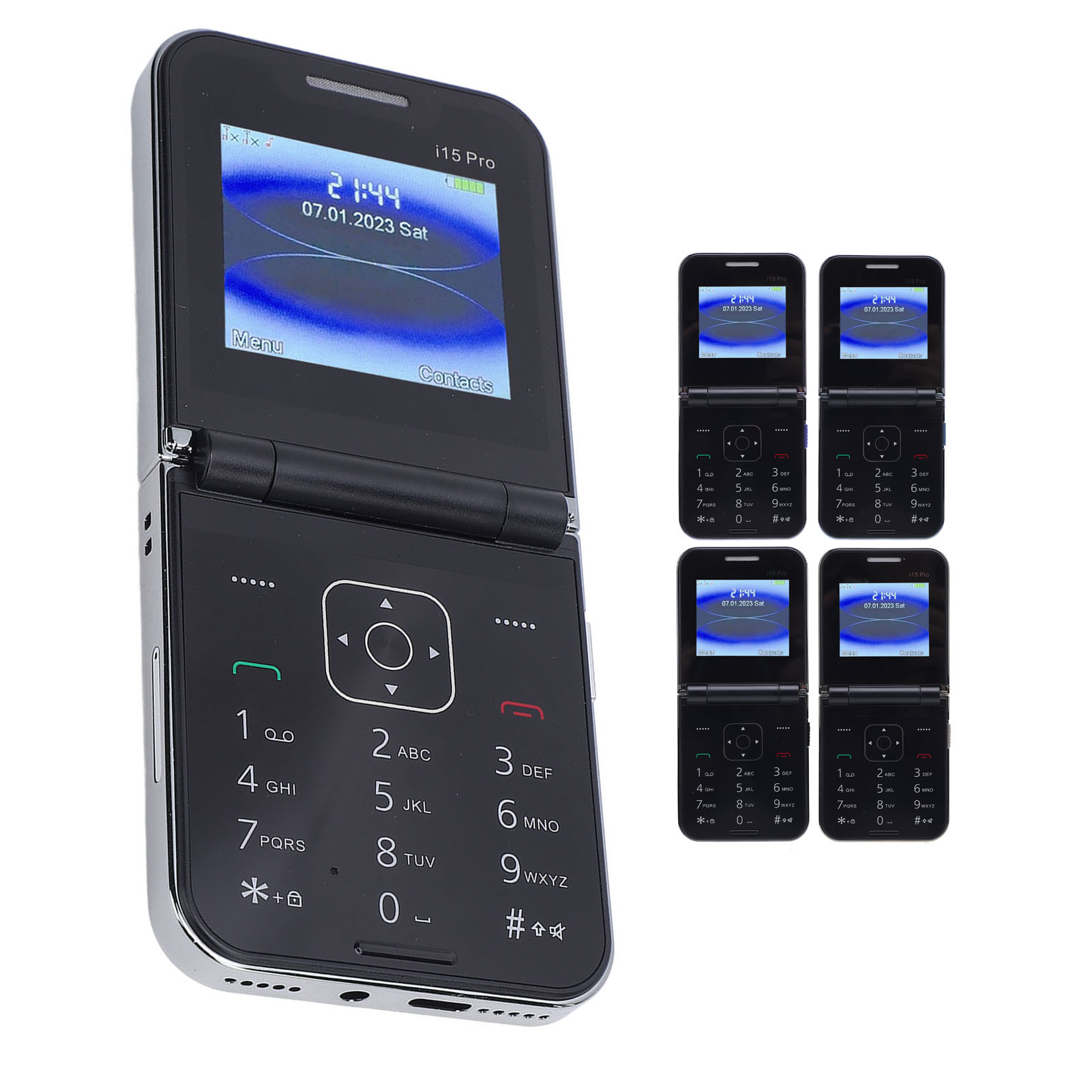 Klapphandy entsperrt große Tasten Dual SIM Dual Standby Kurzwahl Vibration FM - Bild 24 von 38