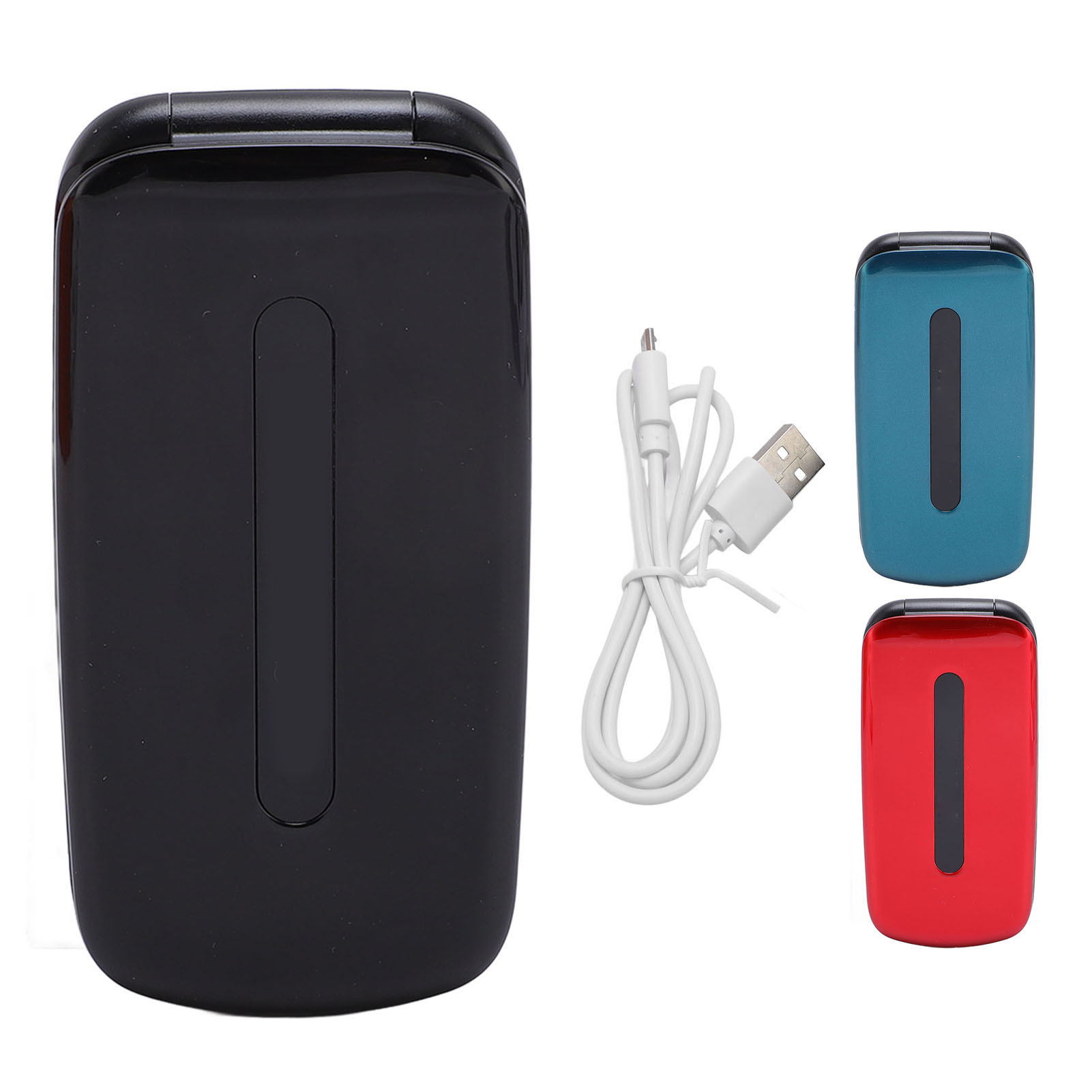 2G Flip Phone For Elderly Dual Card Dual Standby Keypad Cellphone 1200mAh Ba Set - Picture 13 of 21