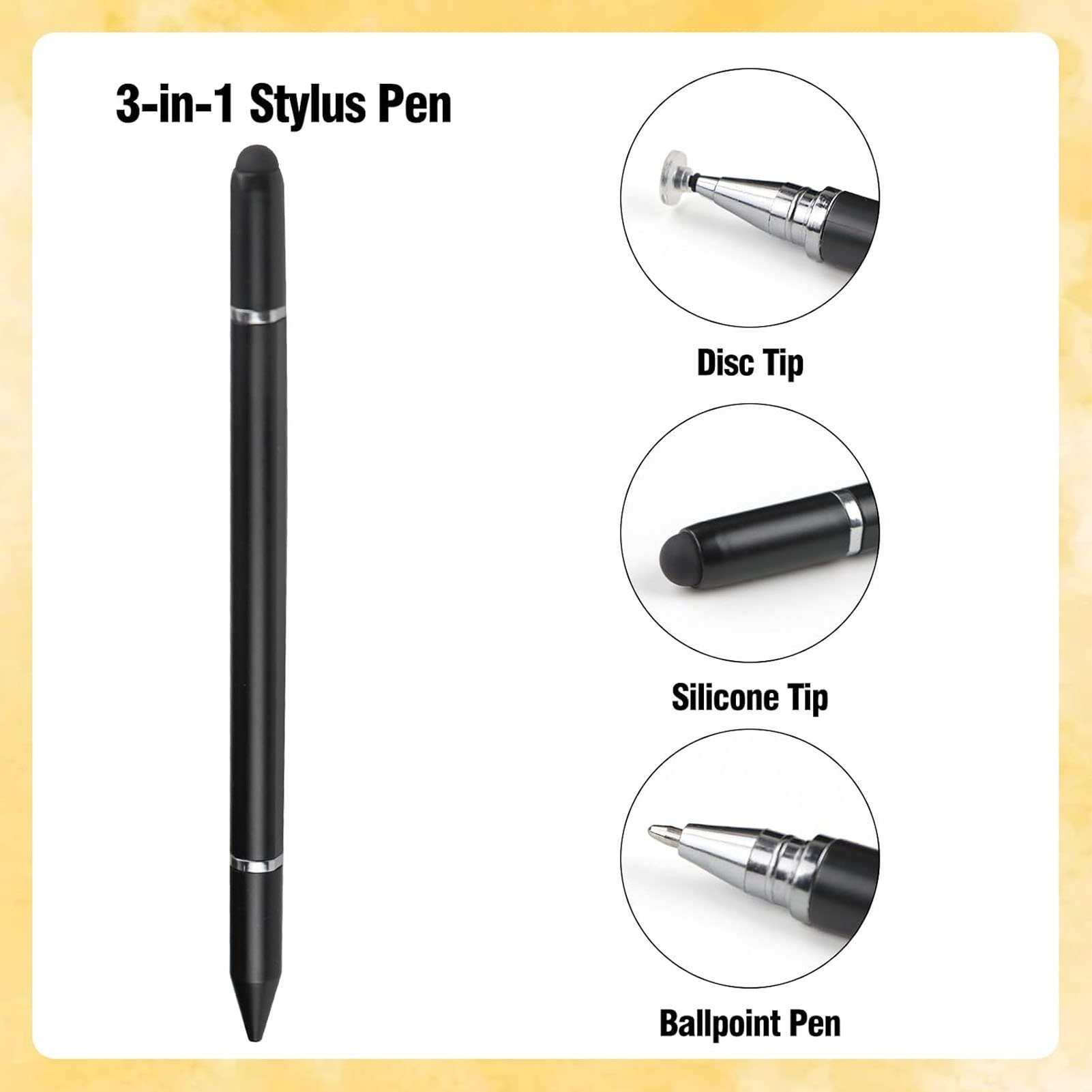 3 In 1 Stylus Pen High Sensitivity Capacitive Touchscreen Pen For Calendar For - Picture 13 of 18