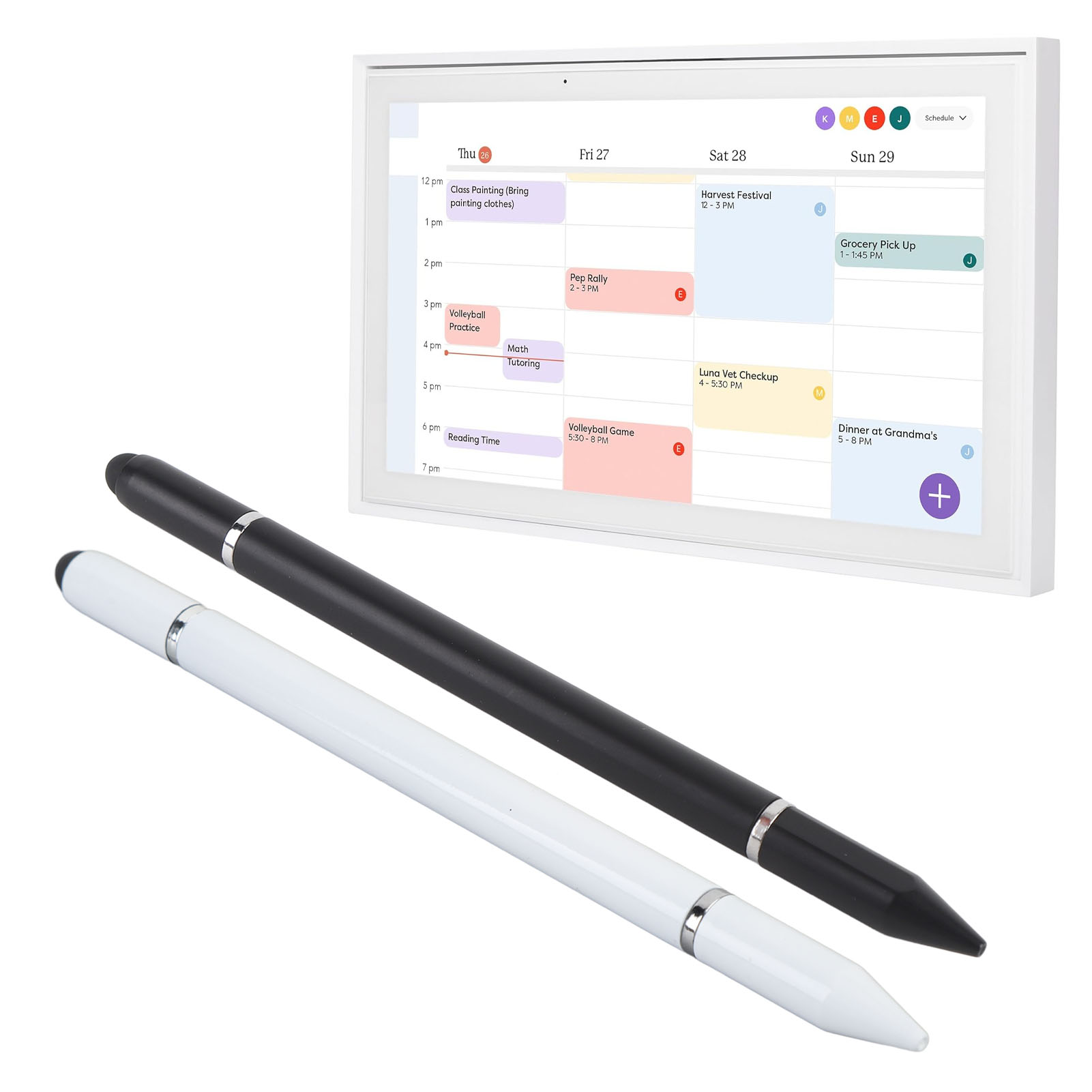 3 In 1 Touch Pen For Digital Calendar ABS Precise Calendar Capacitive Touch HLF - Zdjęcie 17 z 18