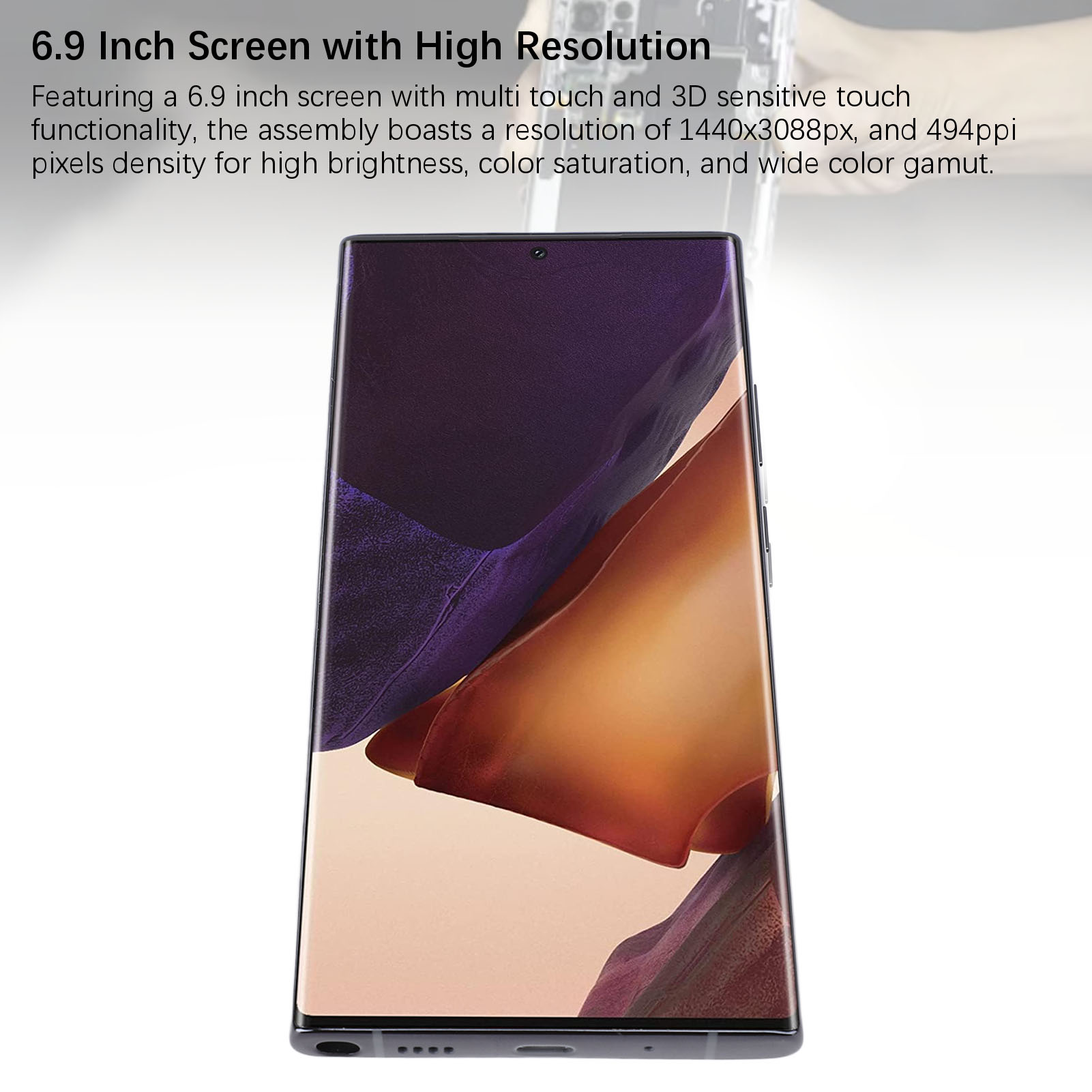 Screen Replacement For Note 20 Ultra 6.9 Inch Phone TFT LCD Display - Photo 18 sur 21
