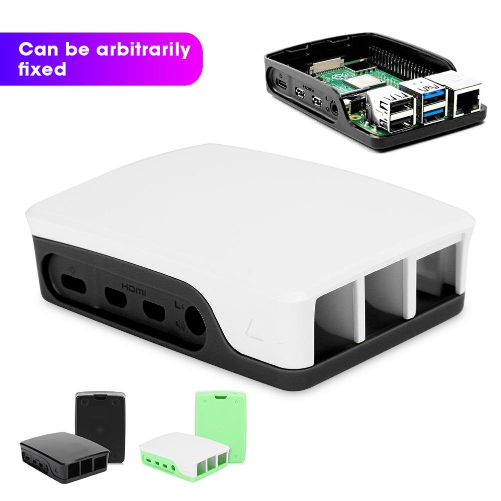 ABS Case Enclosure Box Black White Fits For 4B Protective Shell CB - Afbeelding 20 van 21