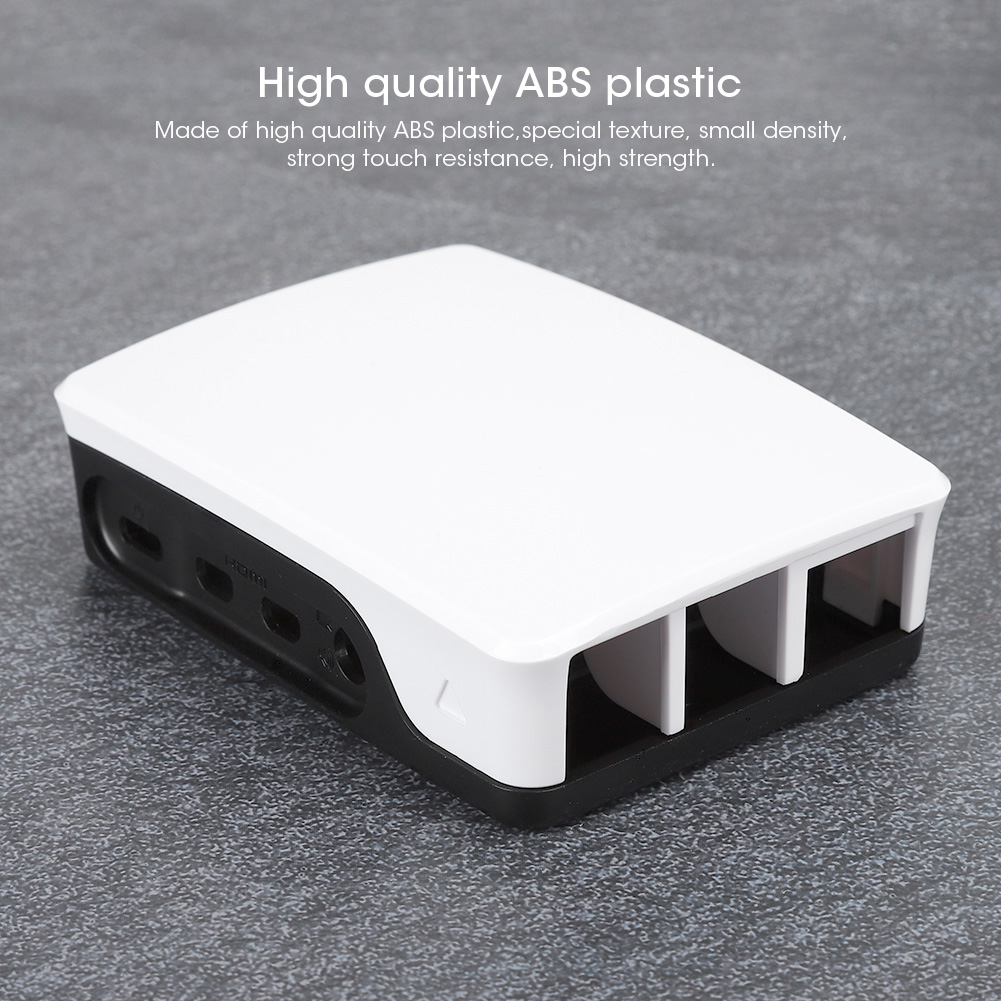 ABS Case Enclosure Box Black White Fits For 4B Protective Shell CB - Afbeelding 18 van 21