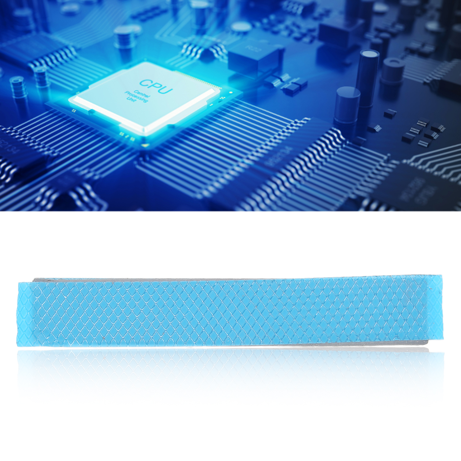 CPU Thermal Pad 15W/mK Heat Resistance Silicone Material 120x20mm Insulation FY - Afbeelding 28 van 34