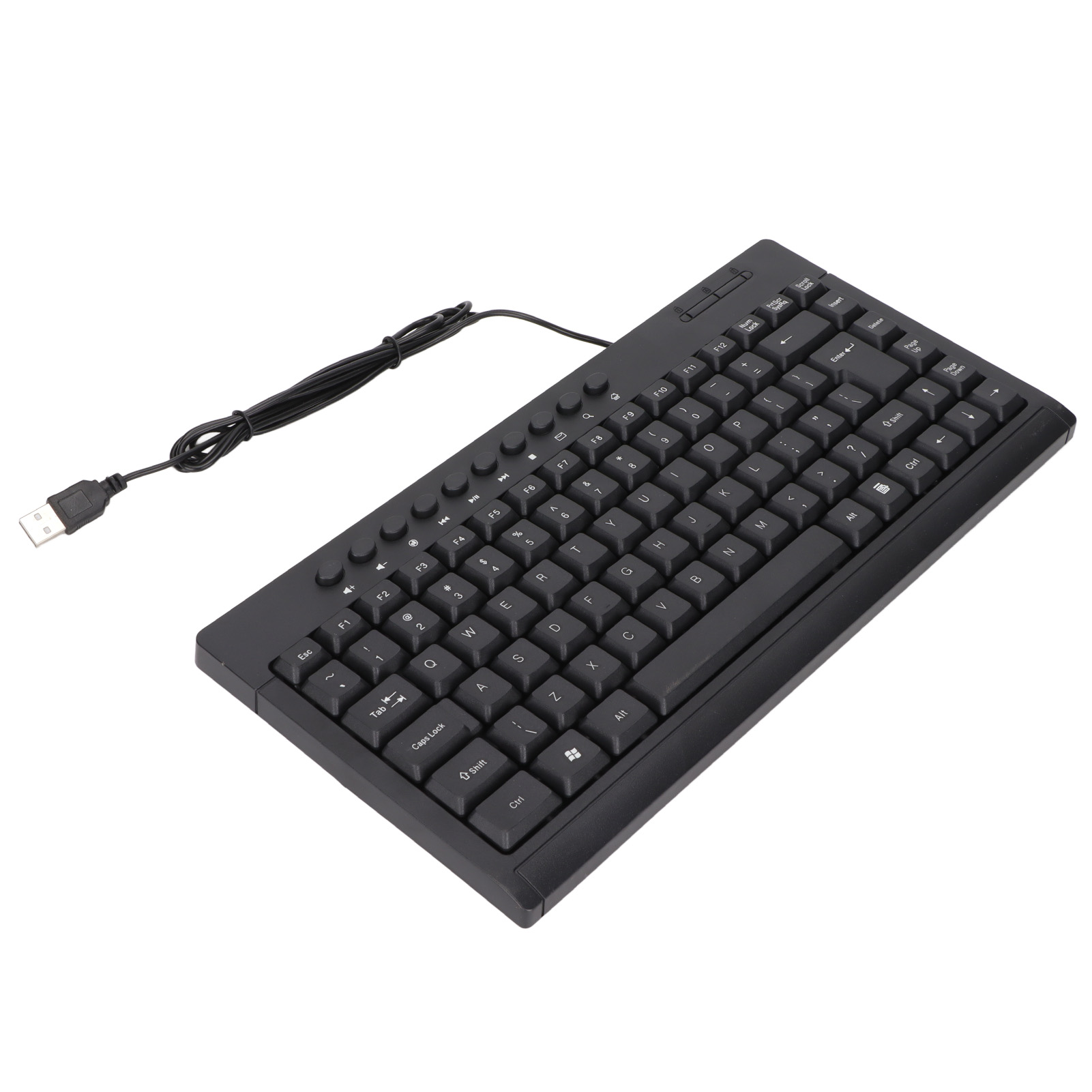 Mini Keyboard Home Office Desktop Computer Laptop 95 Keys Black Mini Wired U GSA - Picture 24 of 29