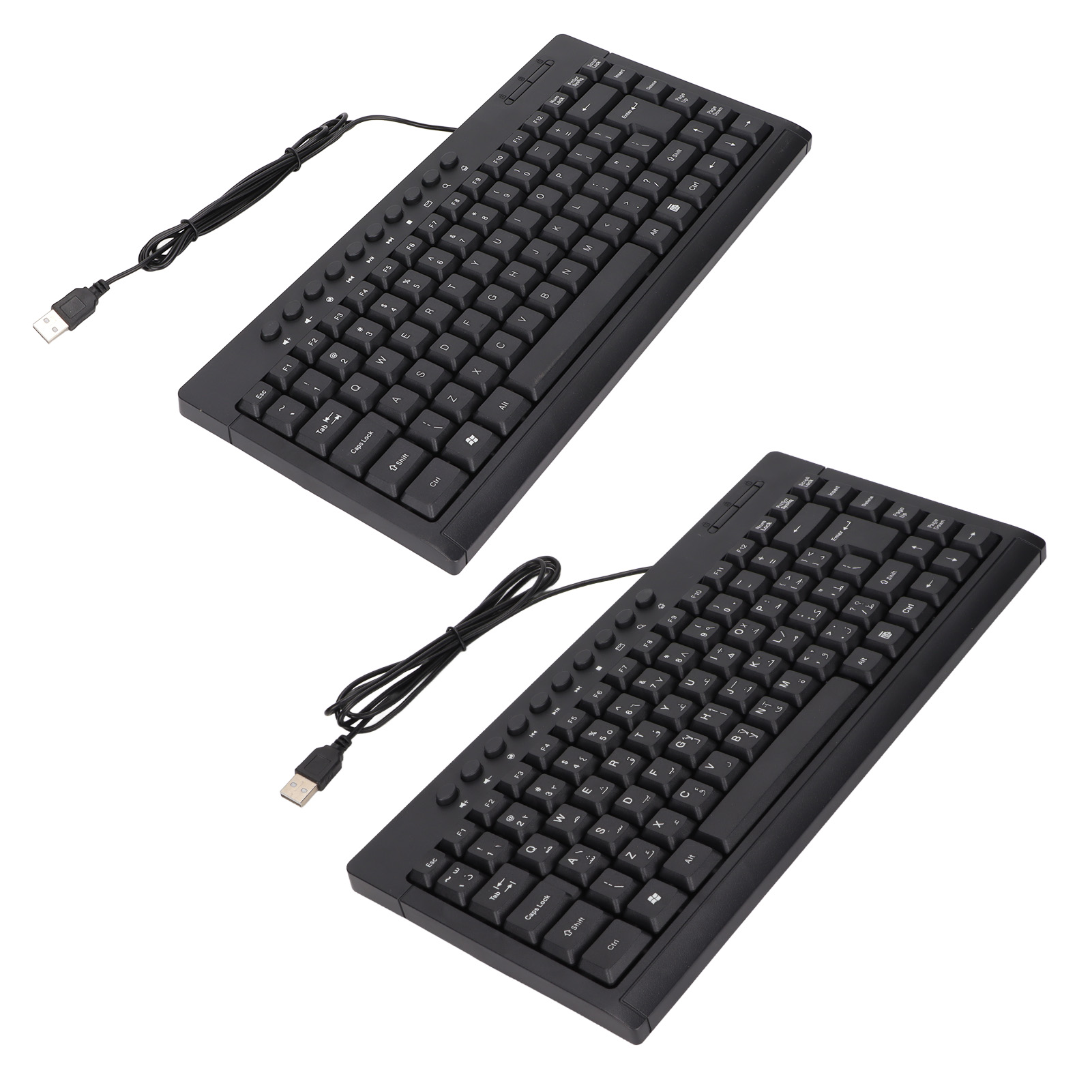 Mini Keyboard Office Desktop Computer Laptop 95 Keys Black Mini Wired U GF0 - Picture 29 of 29