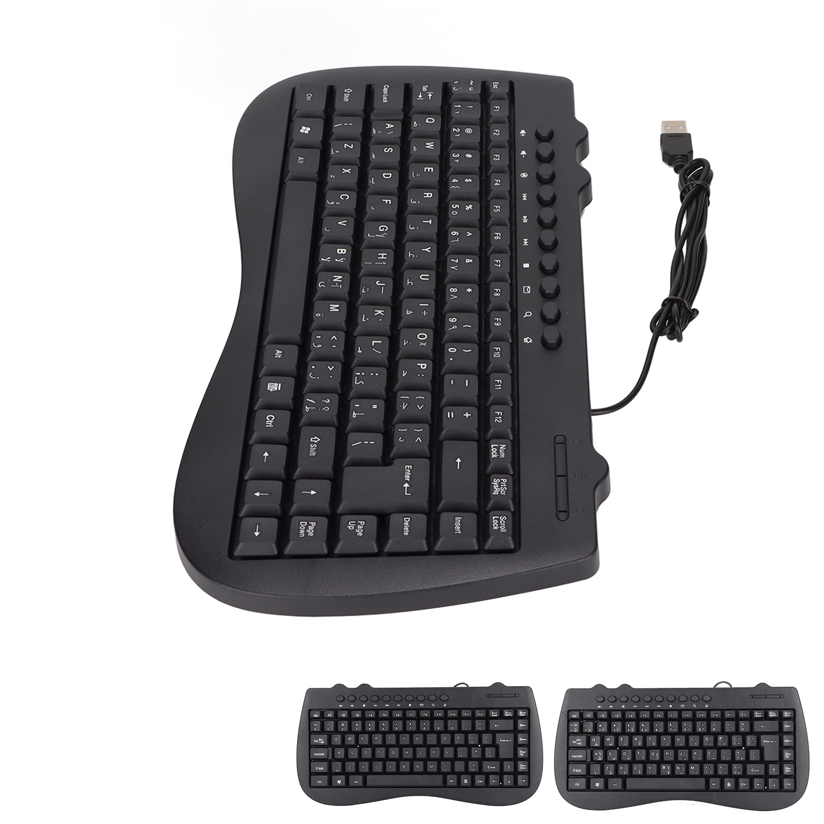 Keyboard 95 Key Wired Mini USB Interface Desktop Computer Mute Ultra Thin Ke GSA - Picture 26 of 28