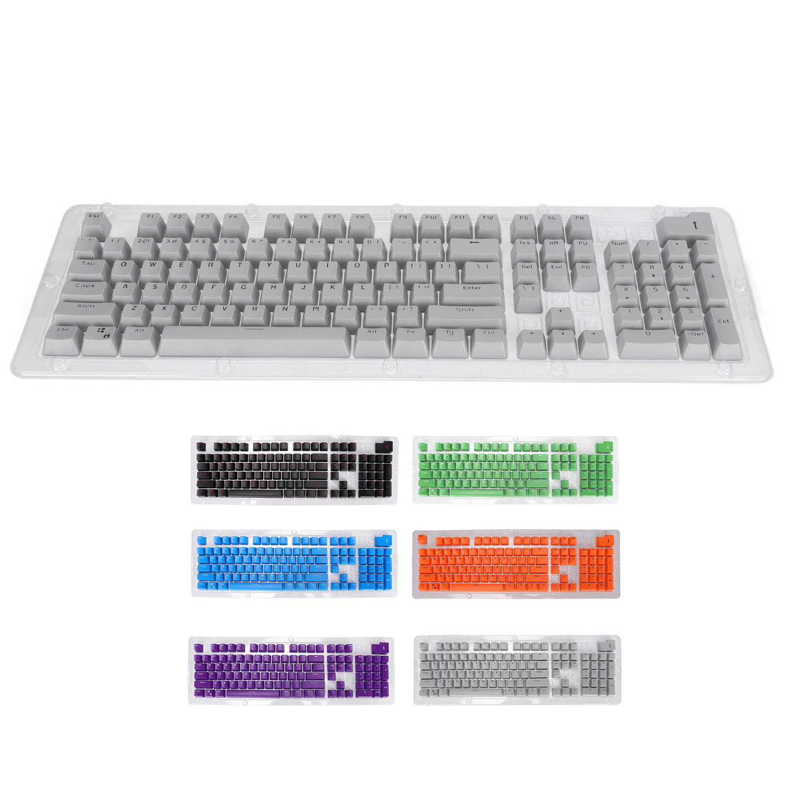 106 Keys Keycaps OEM Height Two Colors Injection Fastness OPQ Opaque Keycaps FY - Bild 36 von 37