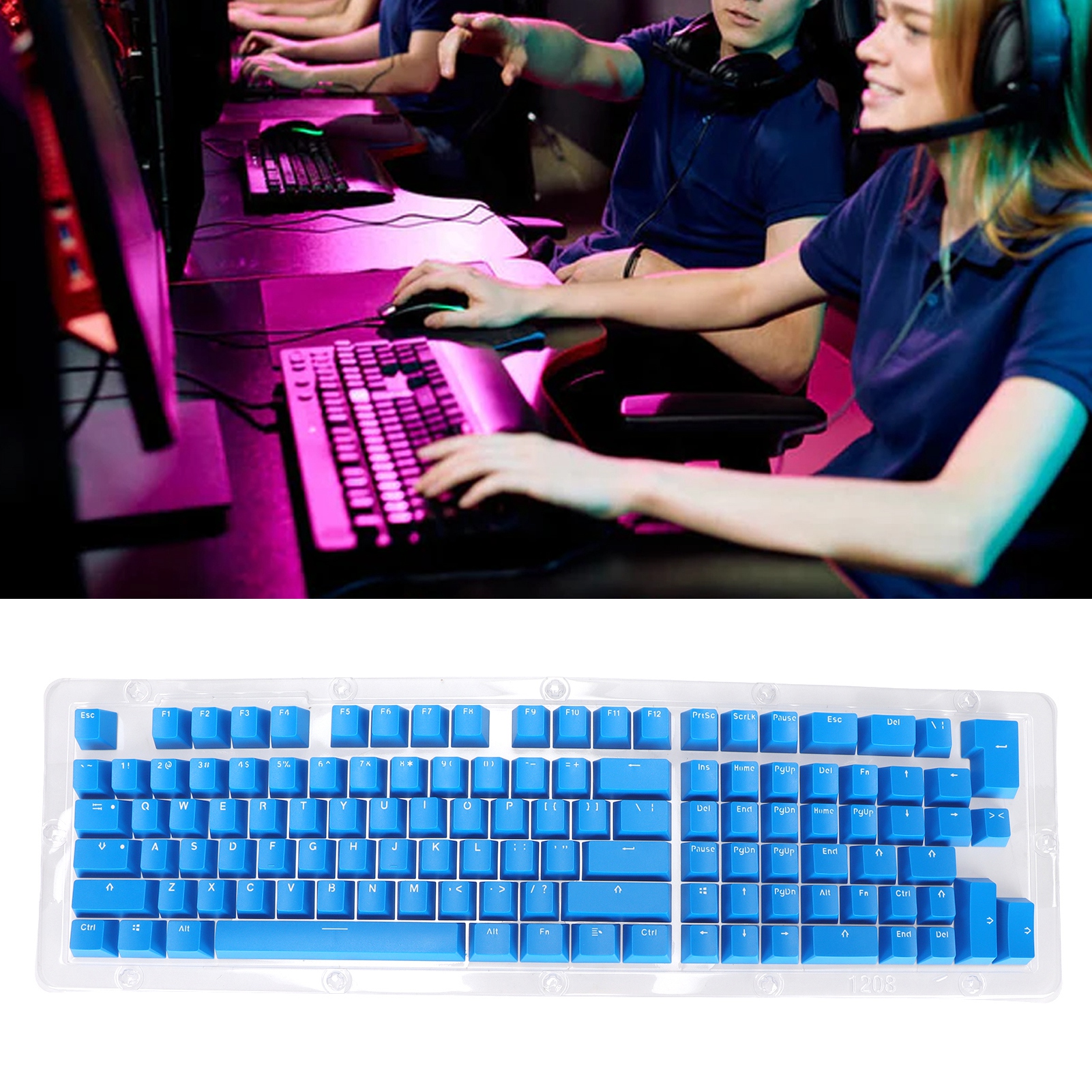 117 Keys Keycaps OEM Height Two Colors Injection Fastness OPQ Opaque Keycaps CB - Bild 38 von 40