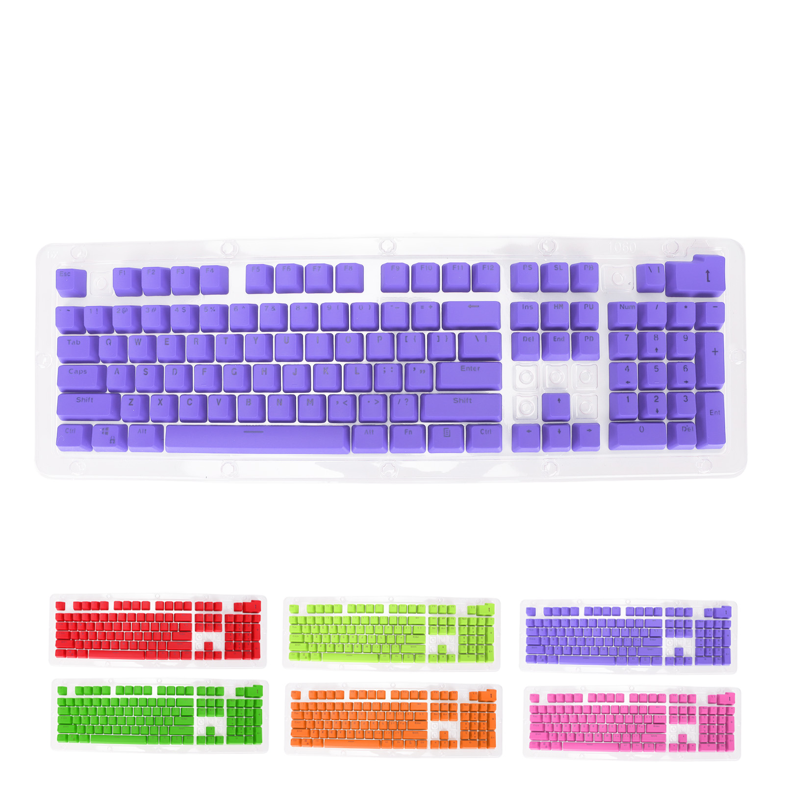 PBT Keycaps 106 Keys 2 Color Injection Molding OEM Height Light Transmission CB - Bild 24 von 40