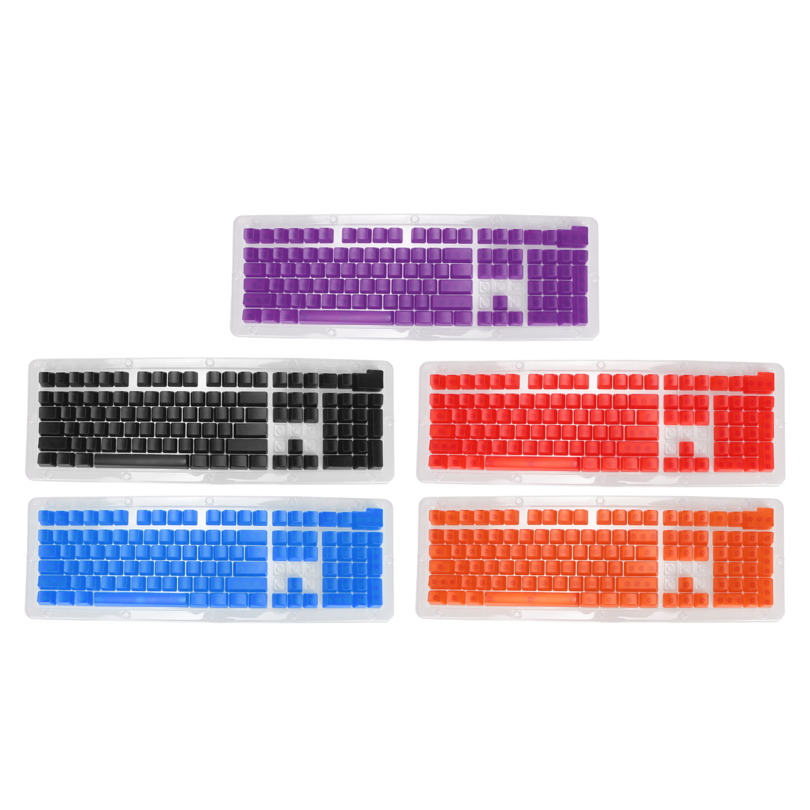 Keyboard Keycaps 108 Key OEM Height DIY Transparent Matte Mechanical Keycap F FY - Bild 26 von 34