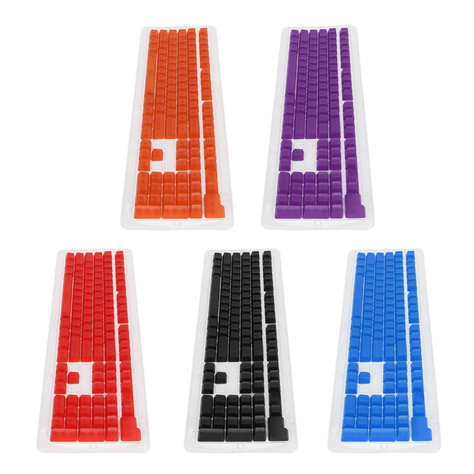 Keyboard Keycaps 108 Key OEM Height DIY Transparent Matte Mechanical Keycap F CB - Bild 32 von 34