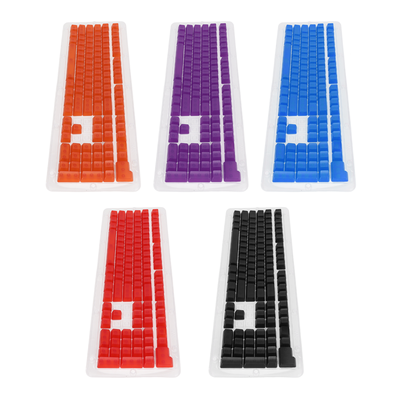 Keyboard Keycaps 108 Key OEM Height DIY Transparent Matte Mechanical Keycap F FY - Bild 28 von 34