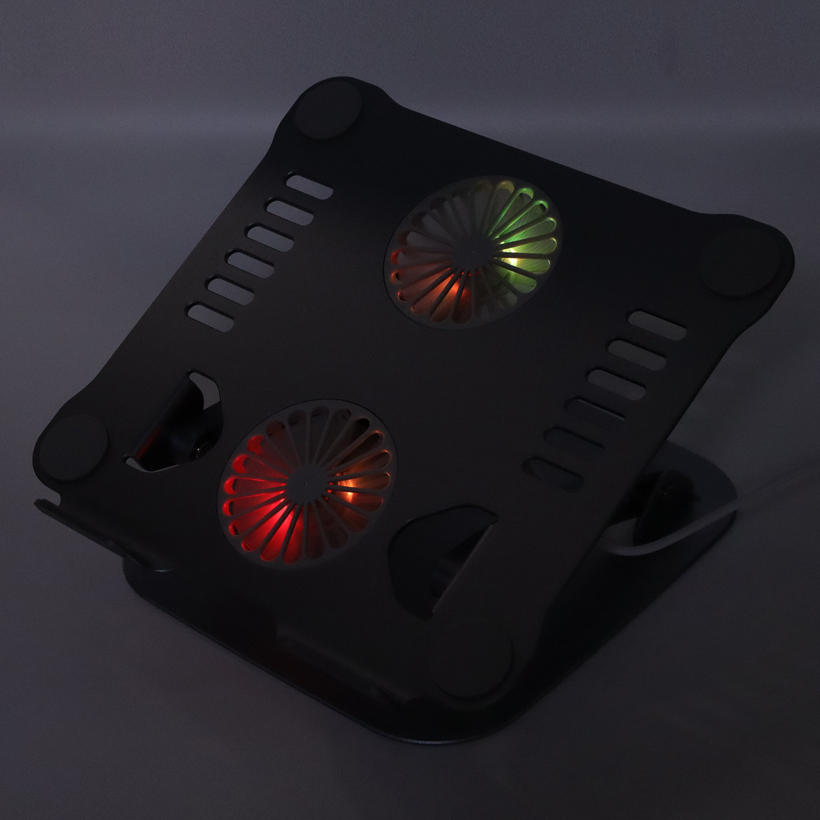 Laptop Stand With 2 Cooling Fans Foldable Adjustable Laptop Cooling Stand Fo Hot - Afbeelding 29 van 30