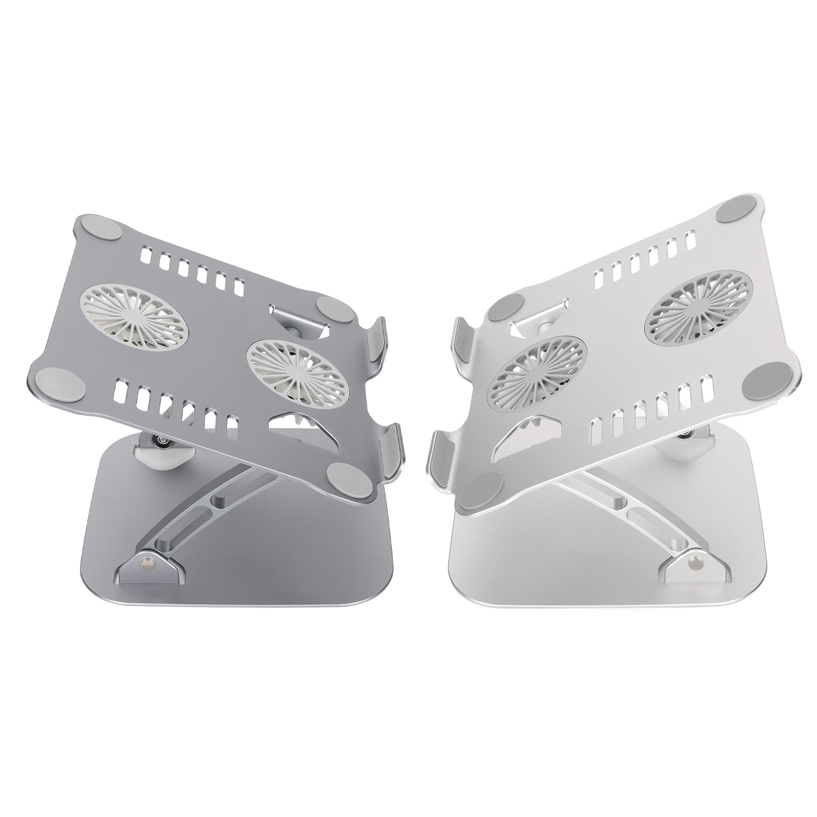 Laptop Stand With 2 Cooling Fans Foldable Adjustable Laptop Cooling Stand For FY - Afbeelding 26 van 30