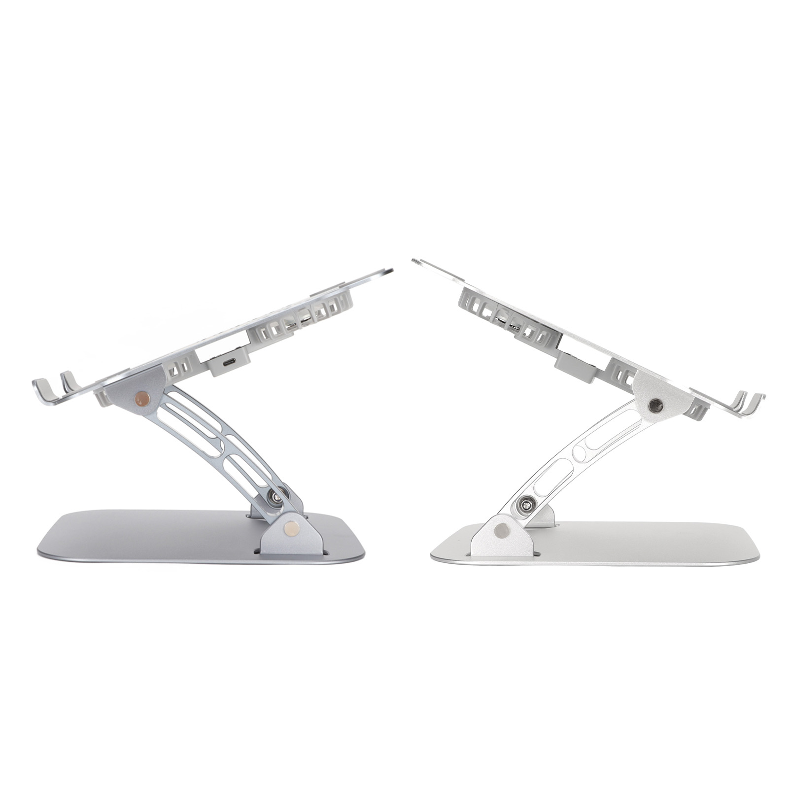 Laptop Stand With 2 Cooling Fans Foldable Adjustable Laptop Cooling Stand For FY - Afbeelding 27 van 30