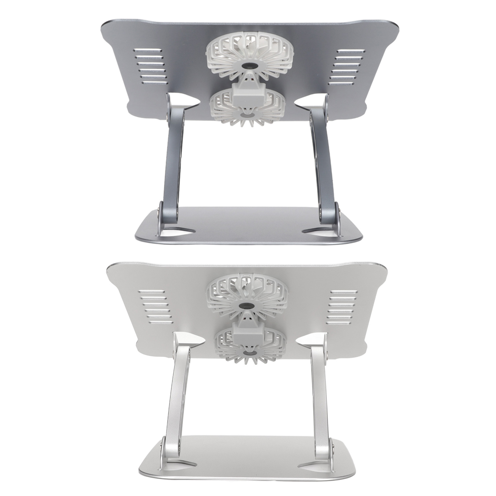 Laptop Stand With 2 Cooling Fans Foldable Adjustable Laptop Cooling Stand Fo SAL - Afbeelding 28 van 30