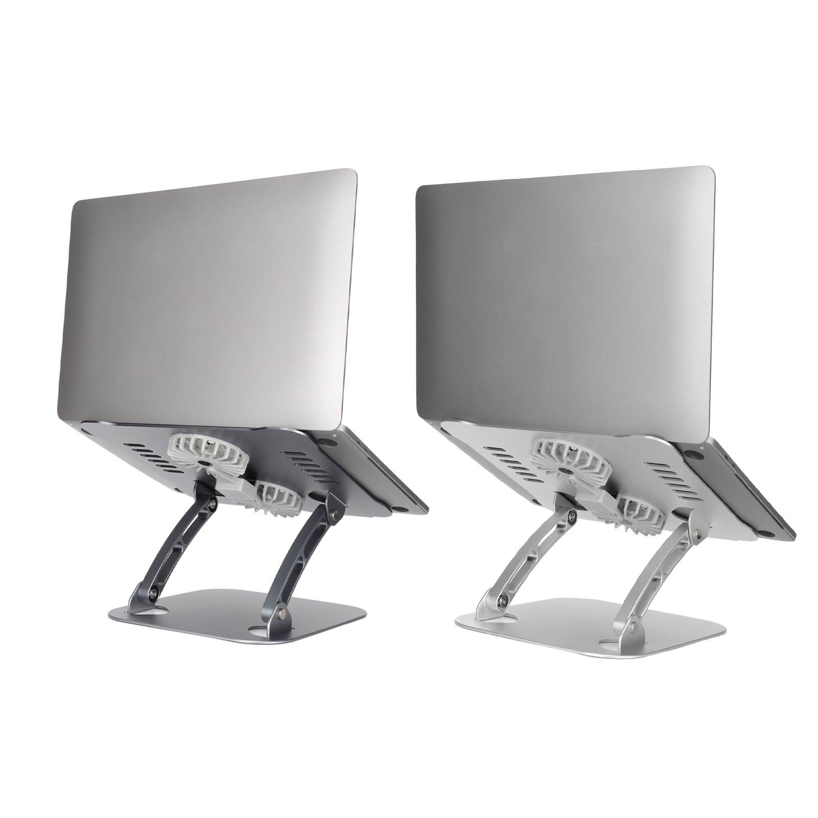 Laptop Stand With 2 Cooling Fans Foldable Adjustable Laptop Cooling Stand Fo SAL - Afbeelding 30 van 30