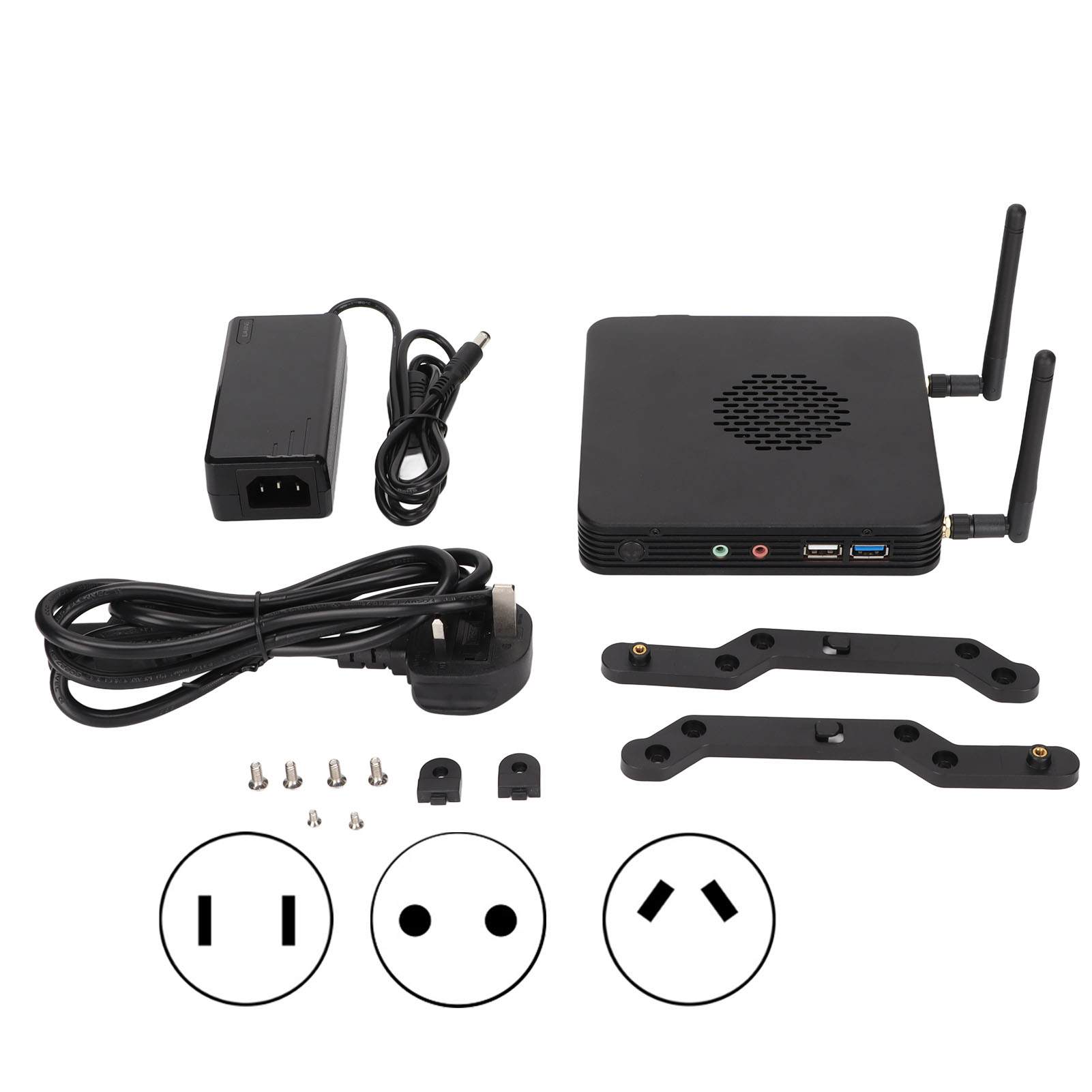 Mini PC 2.16GHz To 2.58GHz CPU 4GB RAM 64GB SSD Mini Computer With Dual WIFI DB - Afbeelding 13 van 18