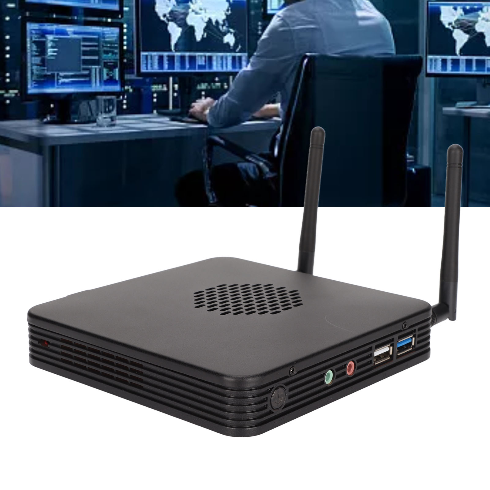 Mini PC 2.16GHz To 2.58GHz CPU 4GB RAM 64GB SSD Mini Computer With Dual WIFI DB - Afbeelding 14 van 18