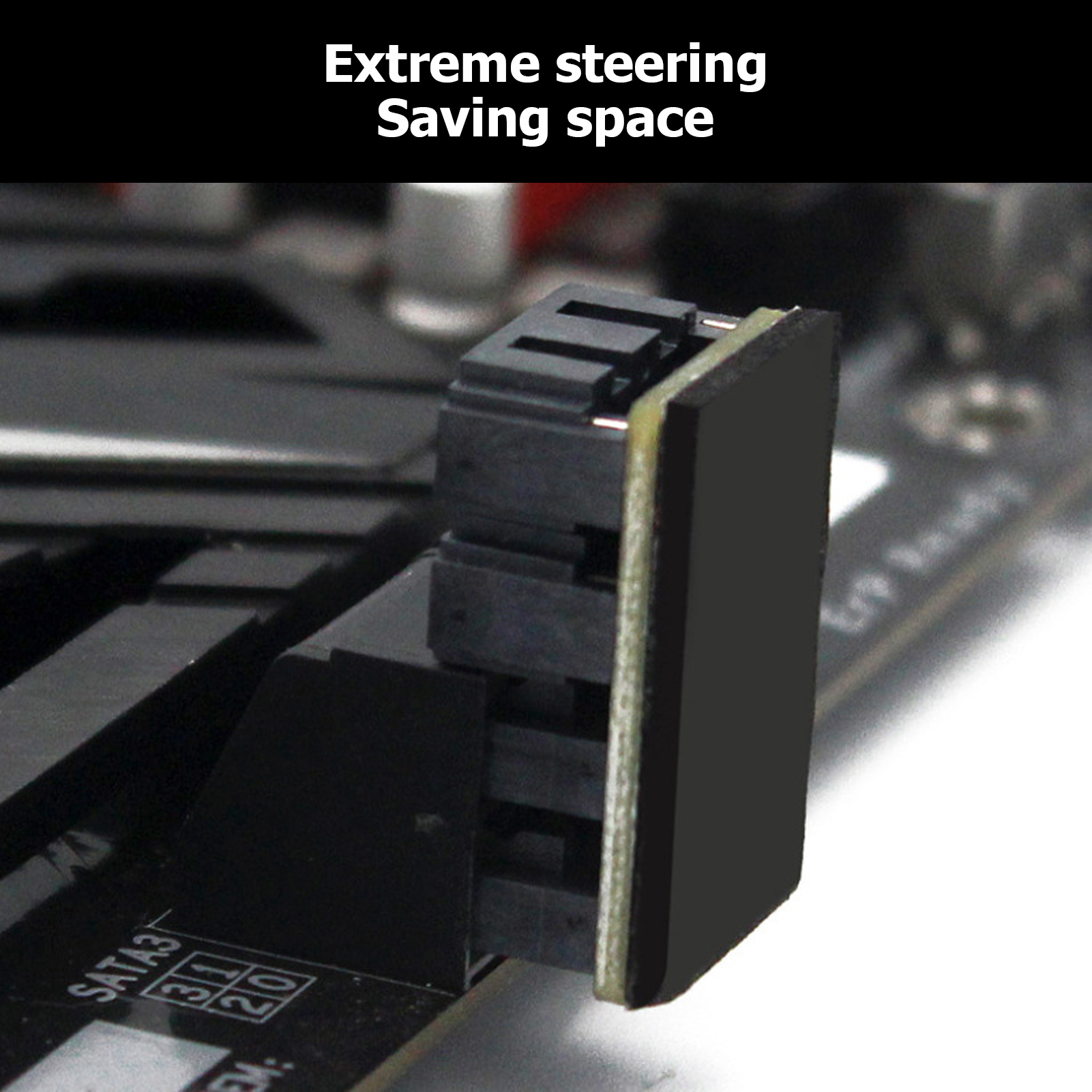 7Pin Dual Interface Both Sides 90° 180° Steering 12G High Speed Motherb NEW - Afbeelding 14 van 18