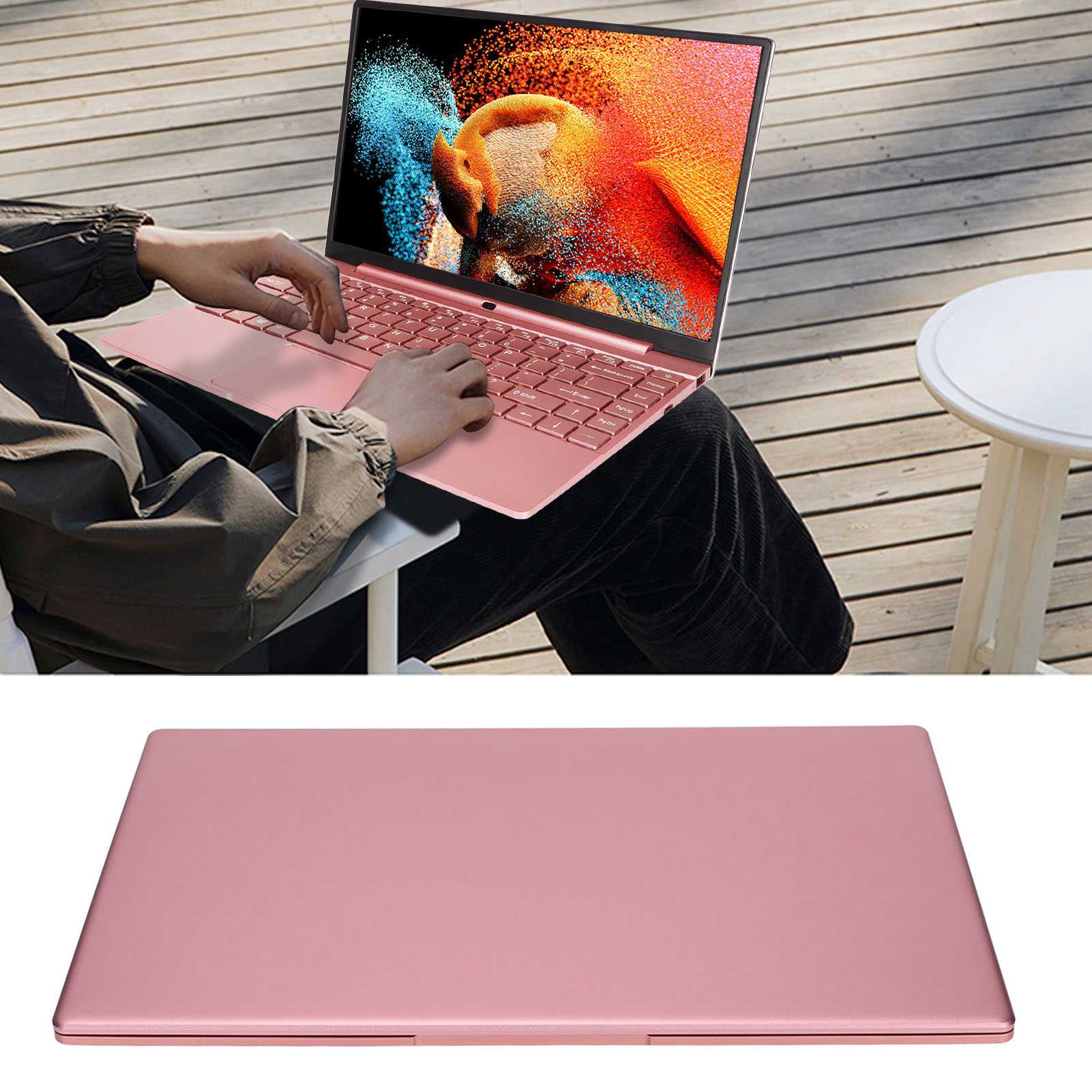 14in Ultra Slim Laptop 8G RAM 128GB SSD Quad Core IPS HD Screen 1920x1080 WI DOB - Picture 24 of 24