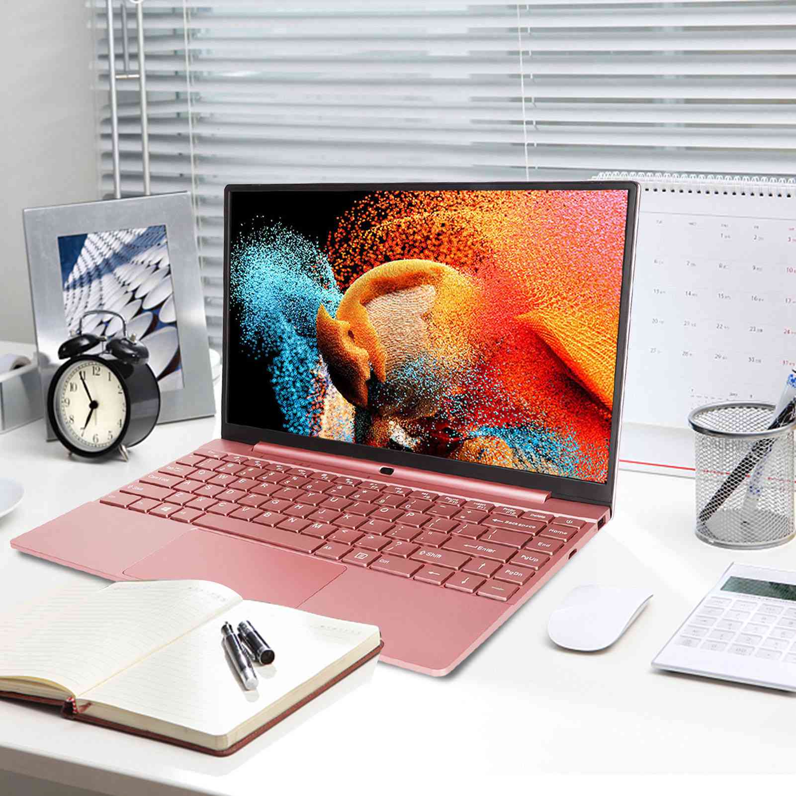 14in Ultra Slim Laptop 8G RAM 128GB SSD Quad Core IPS HD Screen 1920x1080 WI DOB - Picture 14 of 24