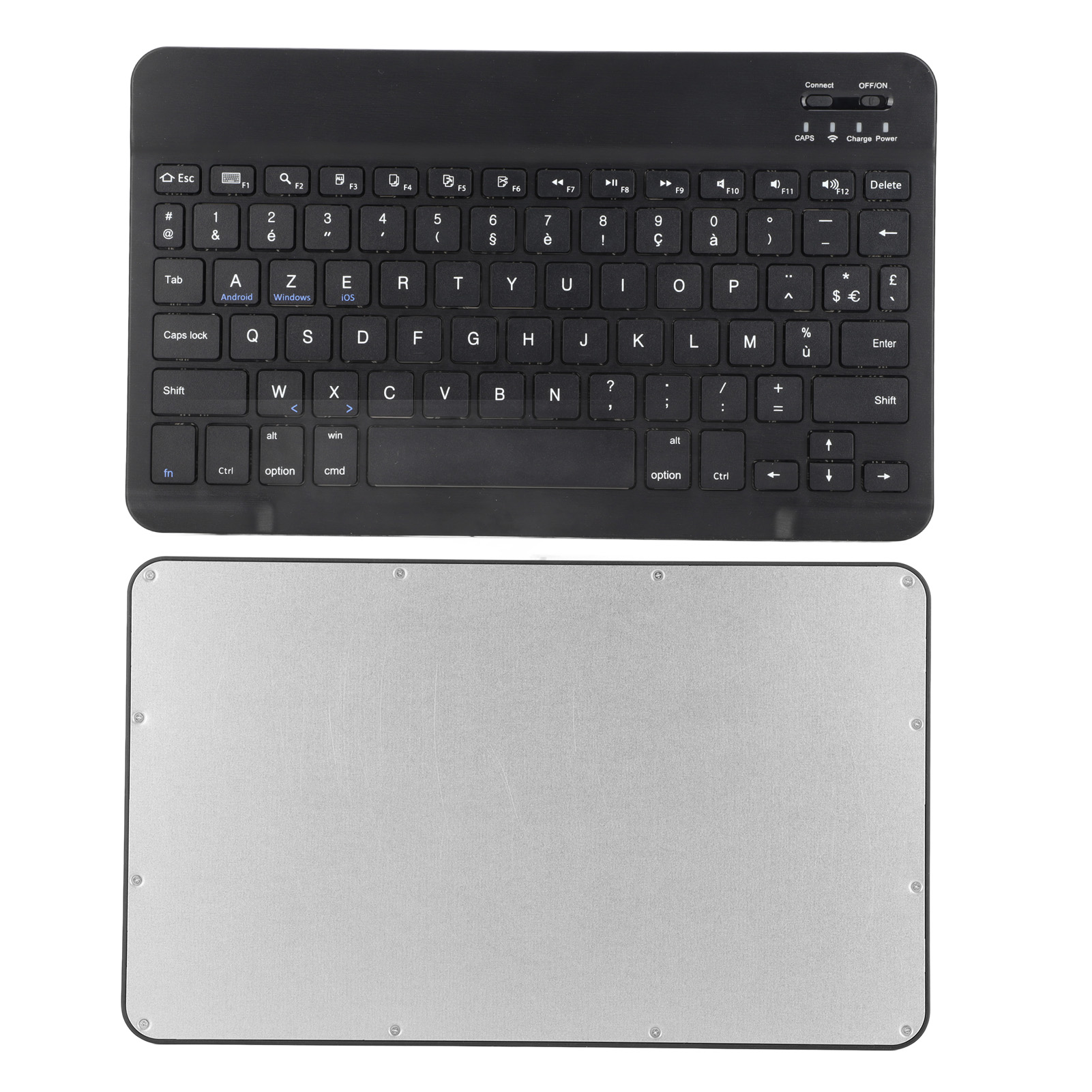 10in Wireless Keyboard Slim Waterproof Scissor Style Wireless BT French AZERT FY - Bild 28 von 28