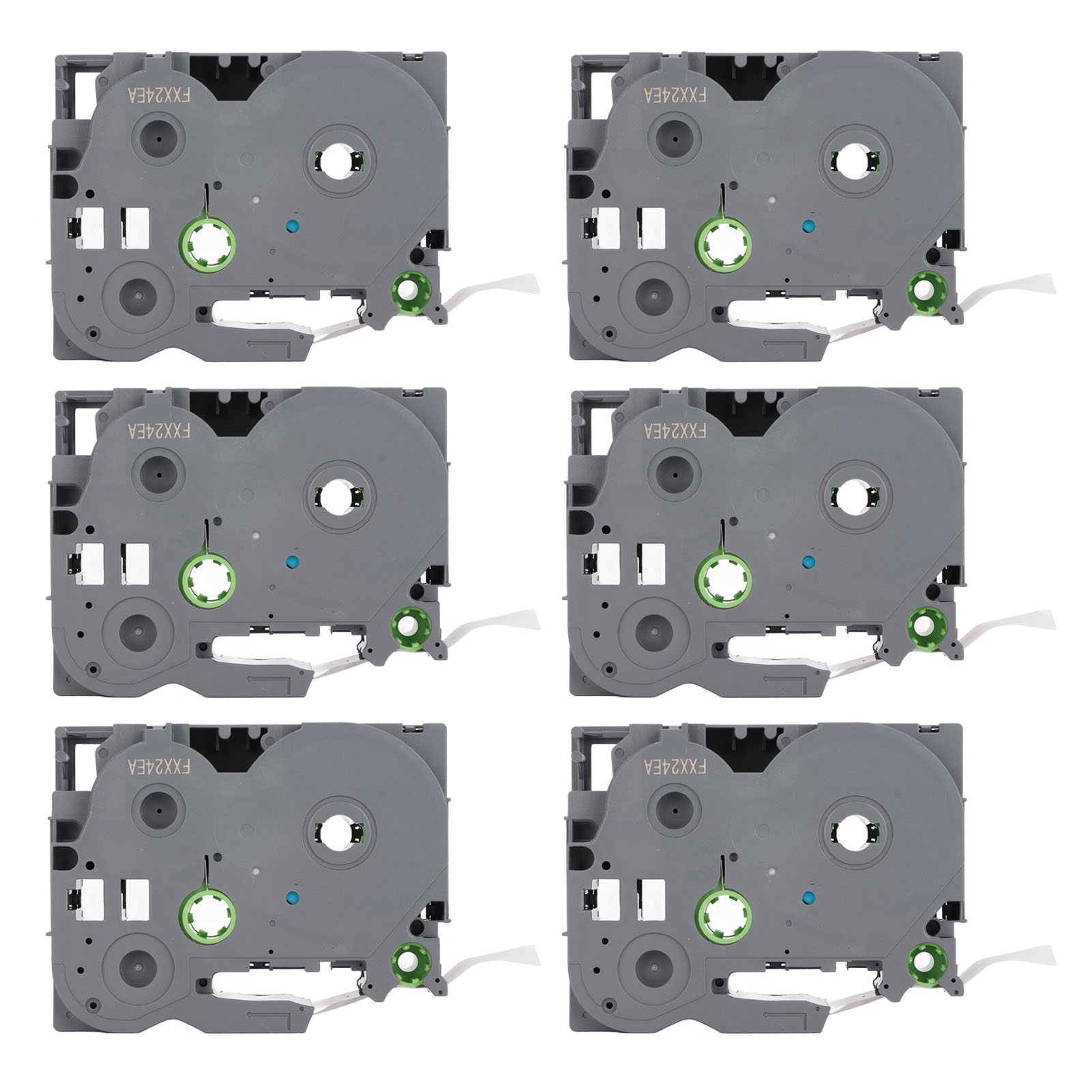 Label Maker Tape 18mm Width 8M Length Black On White Label Maker Refills For FY - Afbeelding 25 van 38